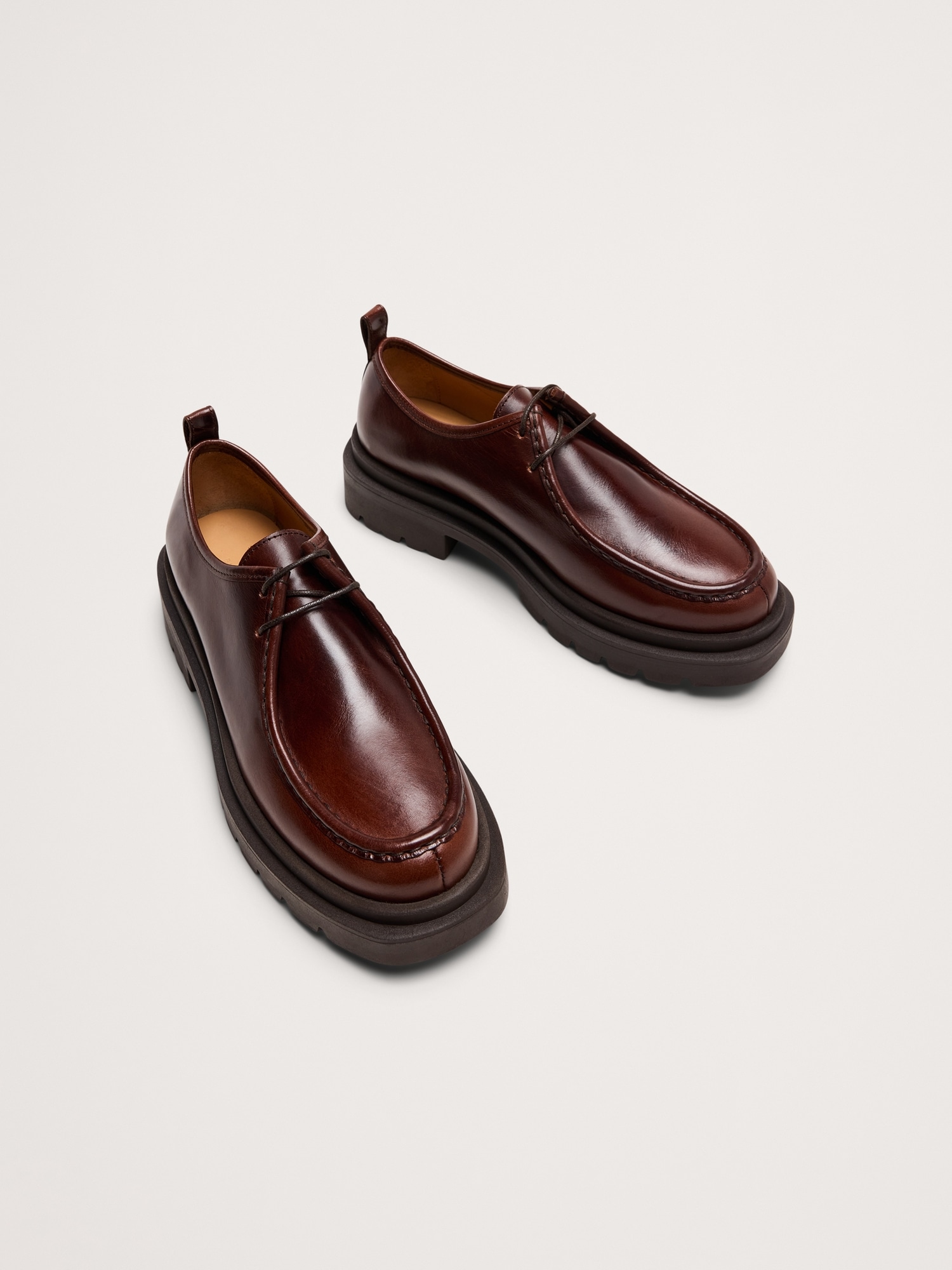 Image number 2 showing, Italian Leather Derby Shoes
