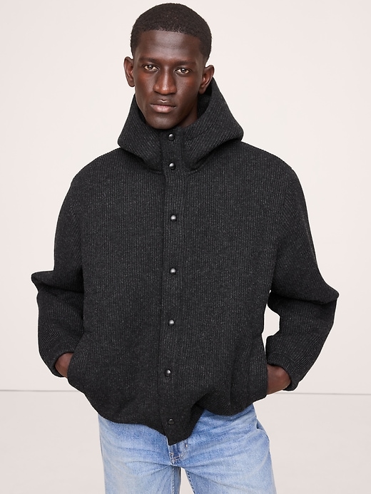 BANANA REPUBLIC バルスターブルゾン シェルパ裏地 L CHA BANANA REPUBLIC バルスターブルゾン シェルパ裏地 L CHA BANANA