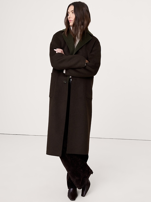 Double-Faced Top Coat | Banana Republic