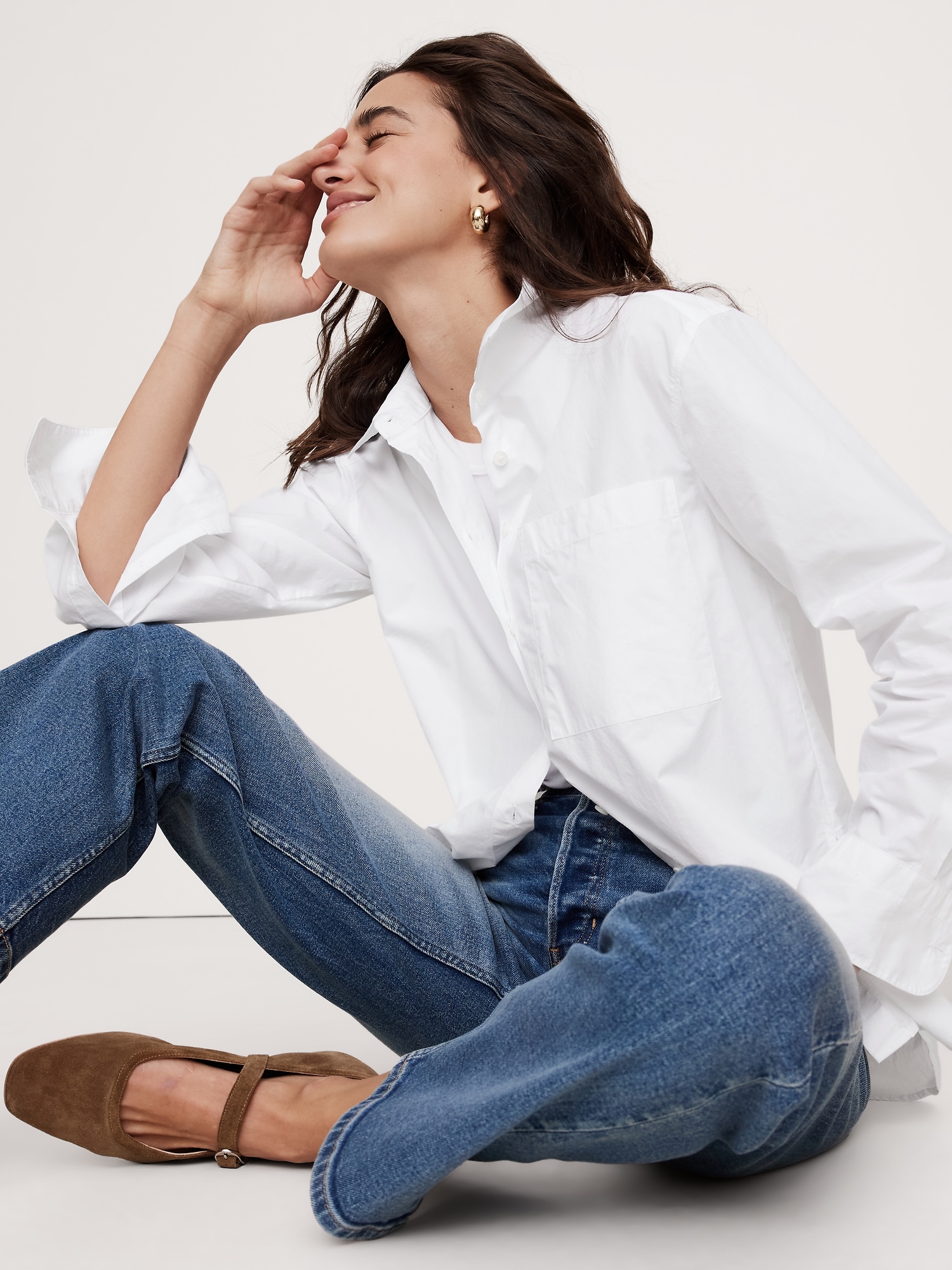 The Oversized Shirt - White