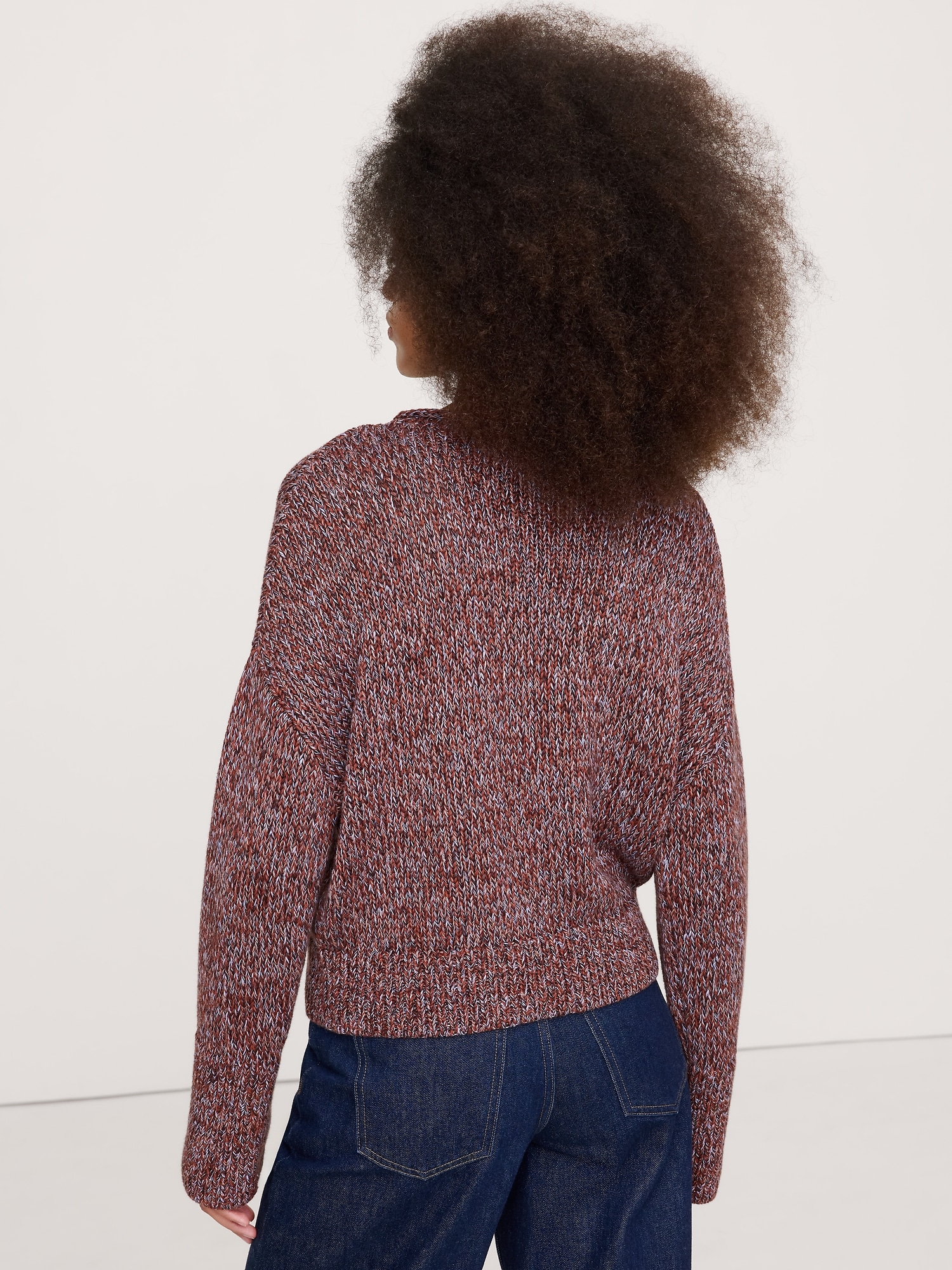 Image number 8 showing, Cotton Roll-Neck Sweater