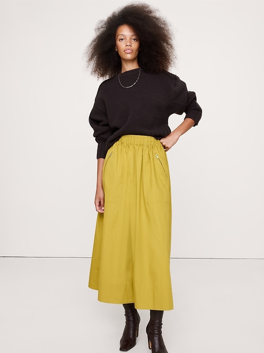 Pia Denim Midi Skirt