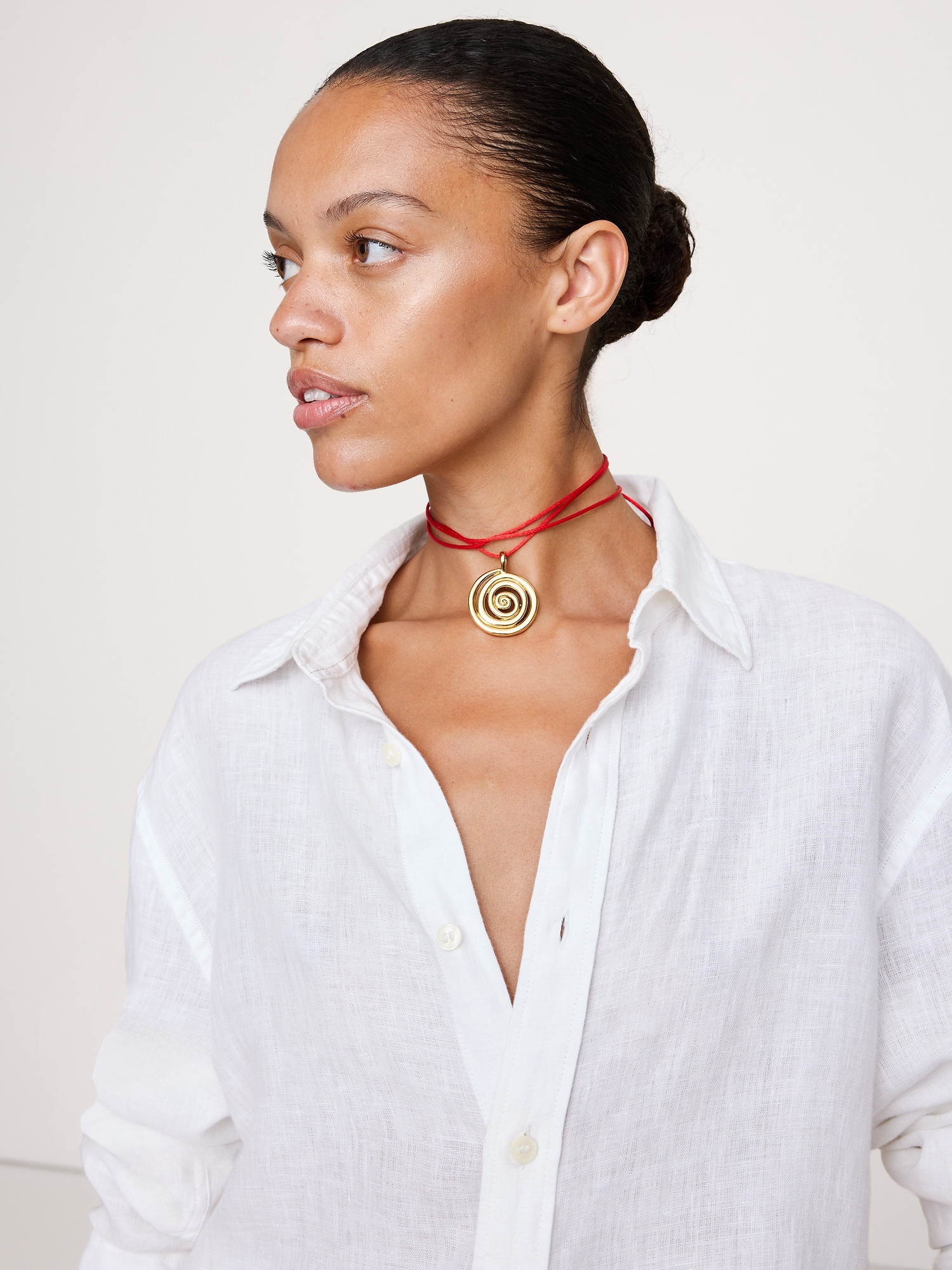 Image number 2 showing, Spiral On A String Necklace by Anni Lu