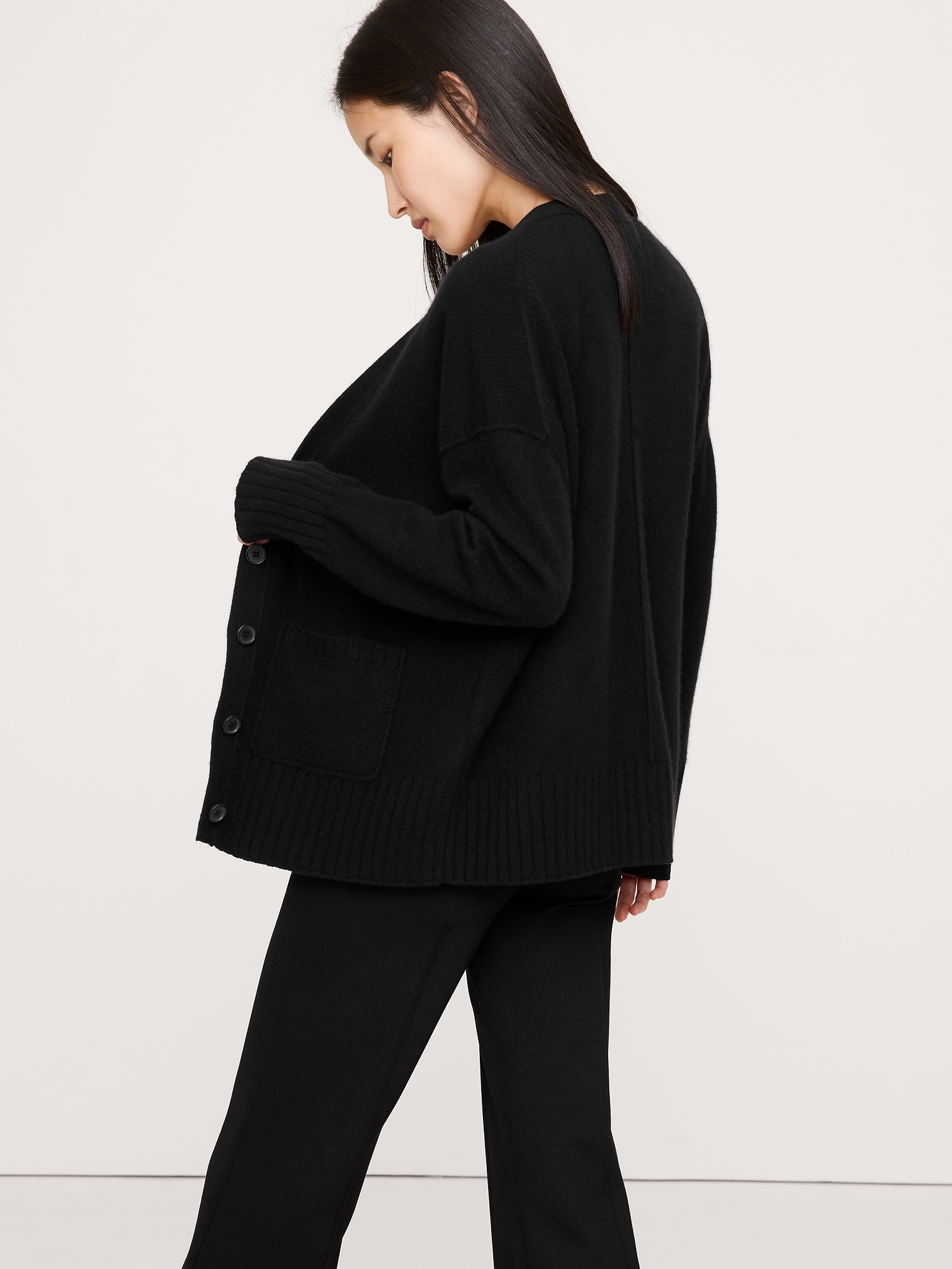 Image number 6 showing, Oversized Boyfriend Cashmere Cardigan