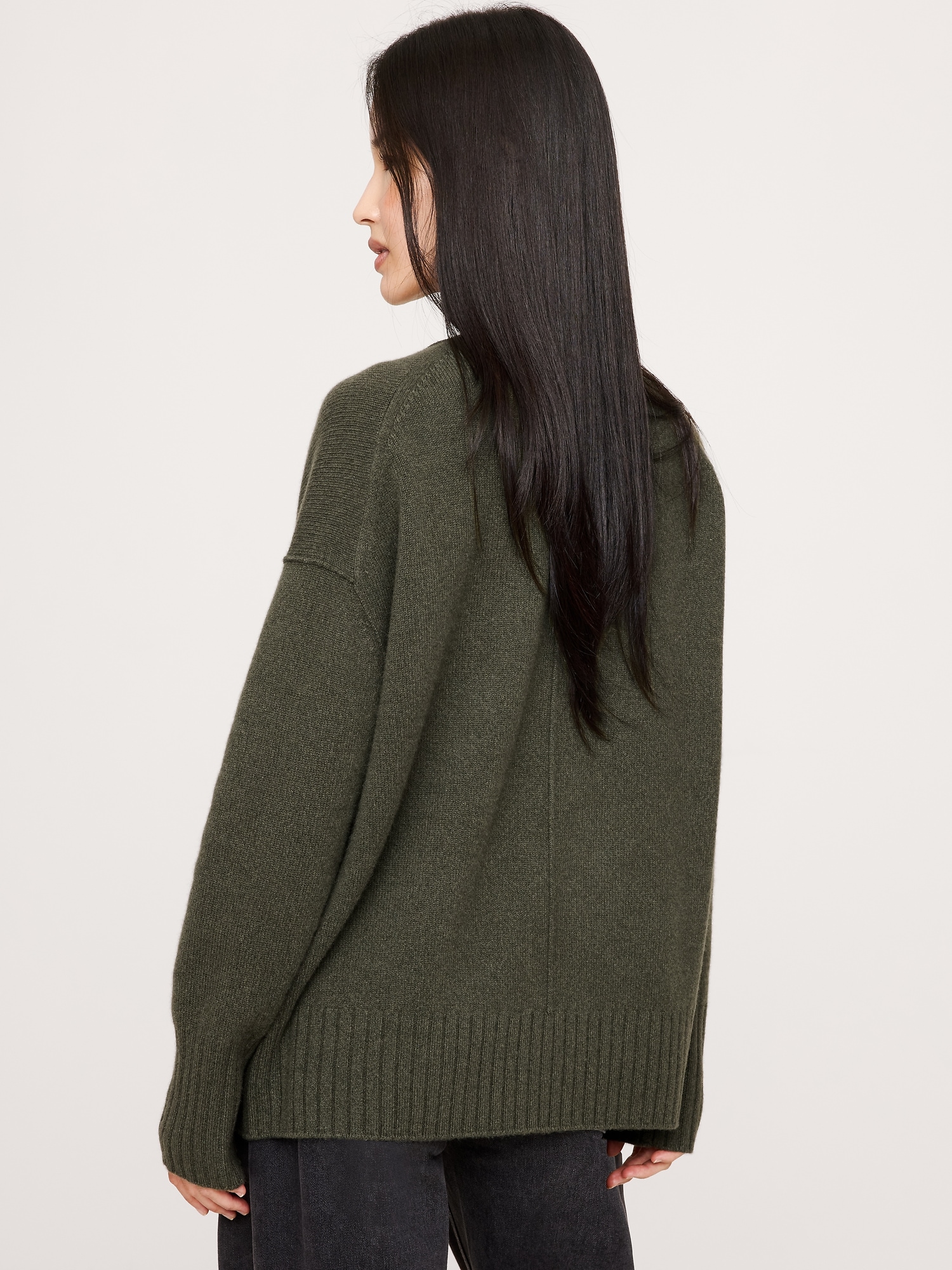 Image number 3 showing, Oversized Boyfriend Cashmere Cardigan