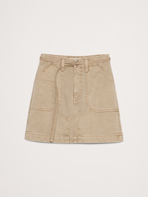 Canvas Mini Skirt Banana Republic