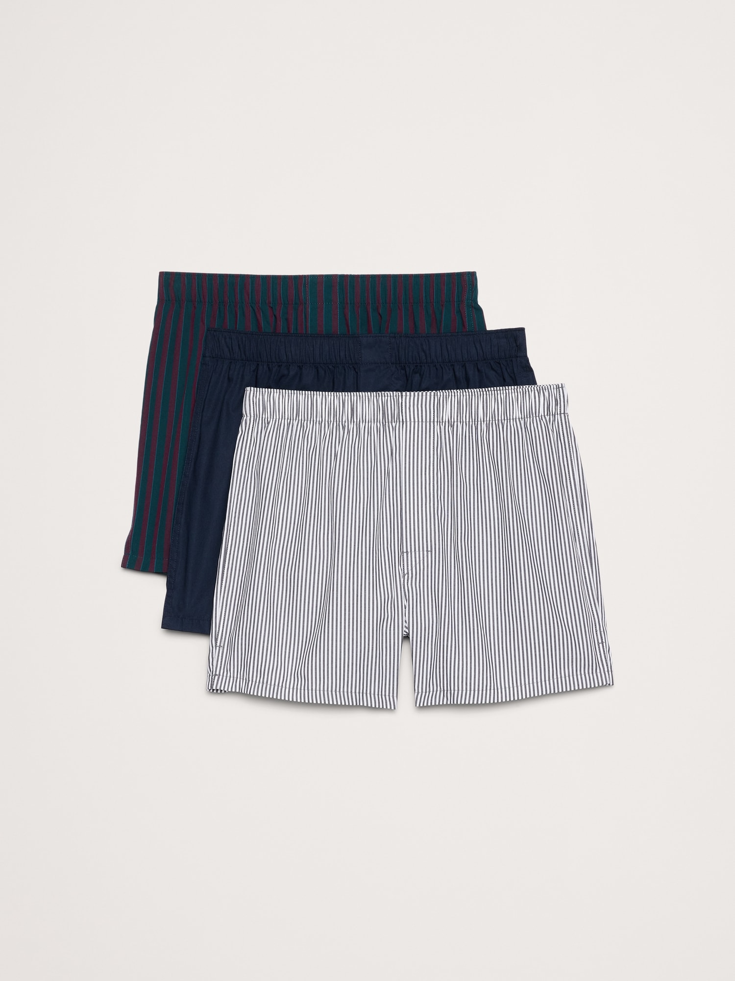 Signature Boxer 3-Pack - Deep Burgundy Red