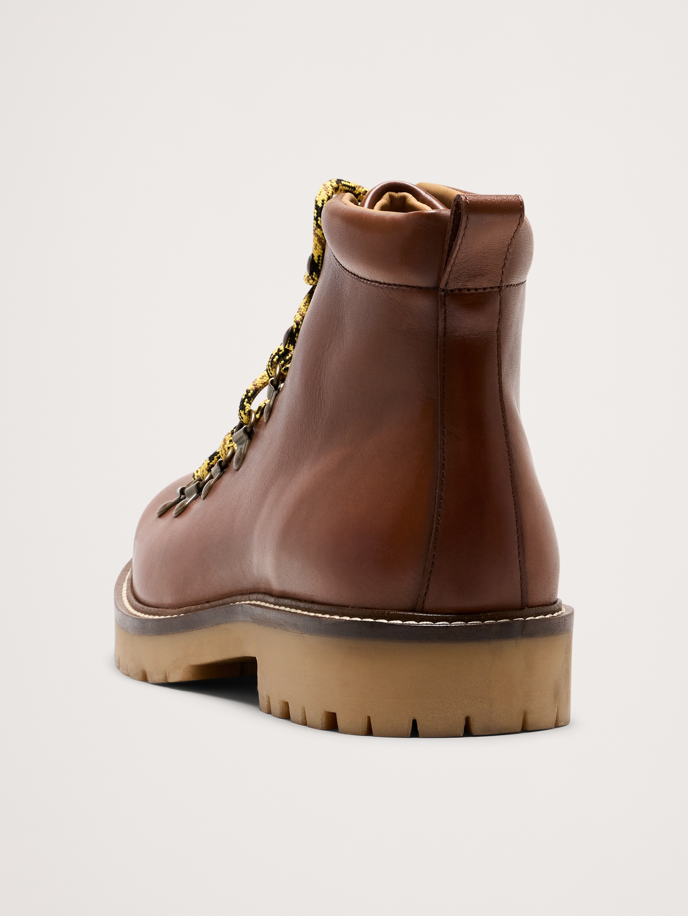 Burnished Leather Alpine Boot | Banana Republic