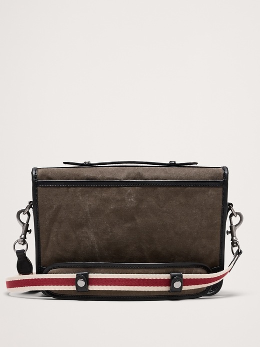 Canvas & Leather Camera Bag | Banana Republic