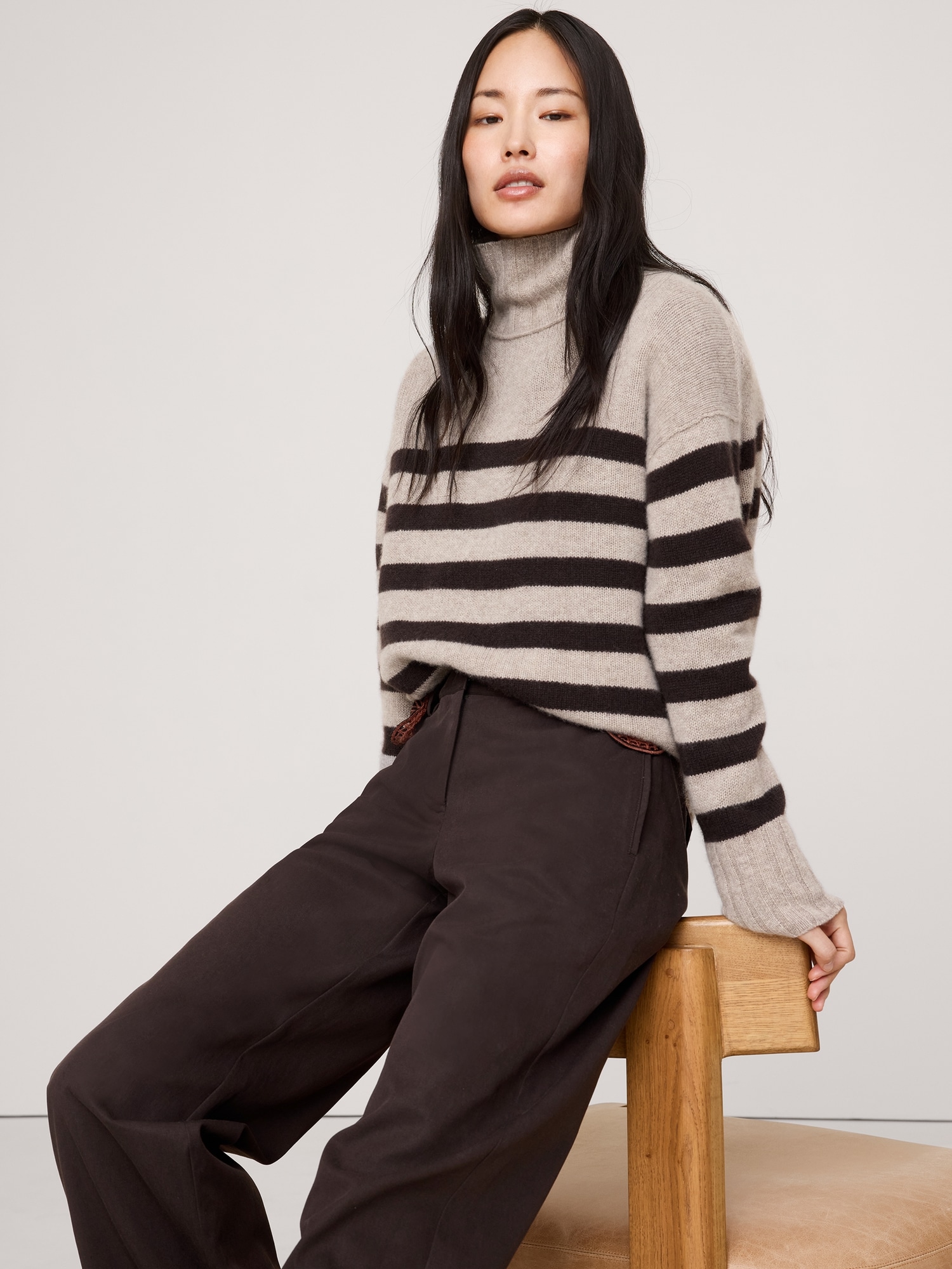 The Everyday Wide-Leg Pant - Ganache Brown