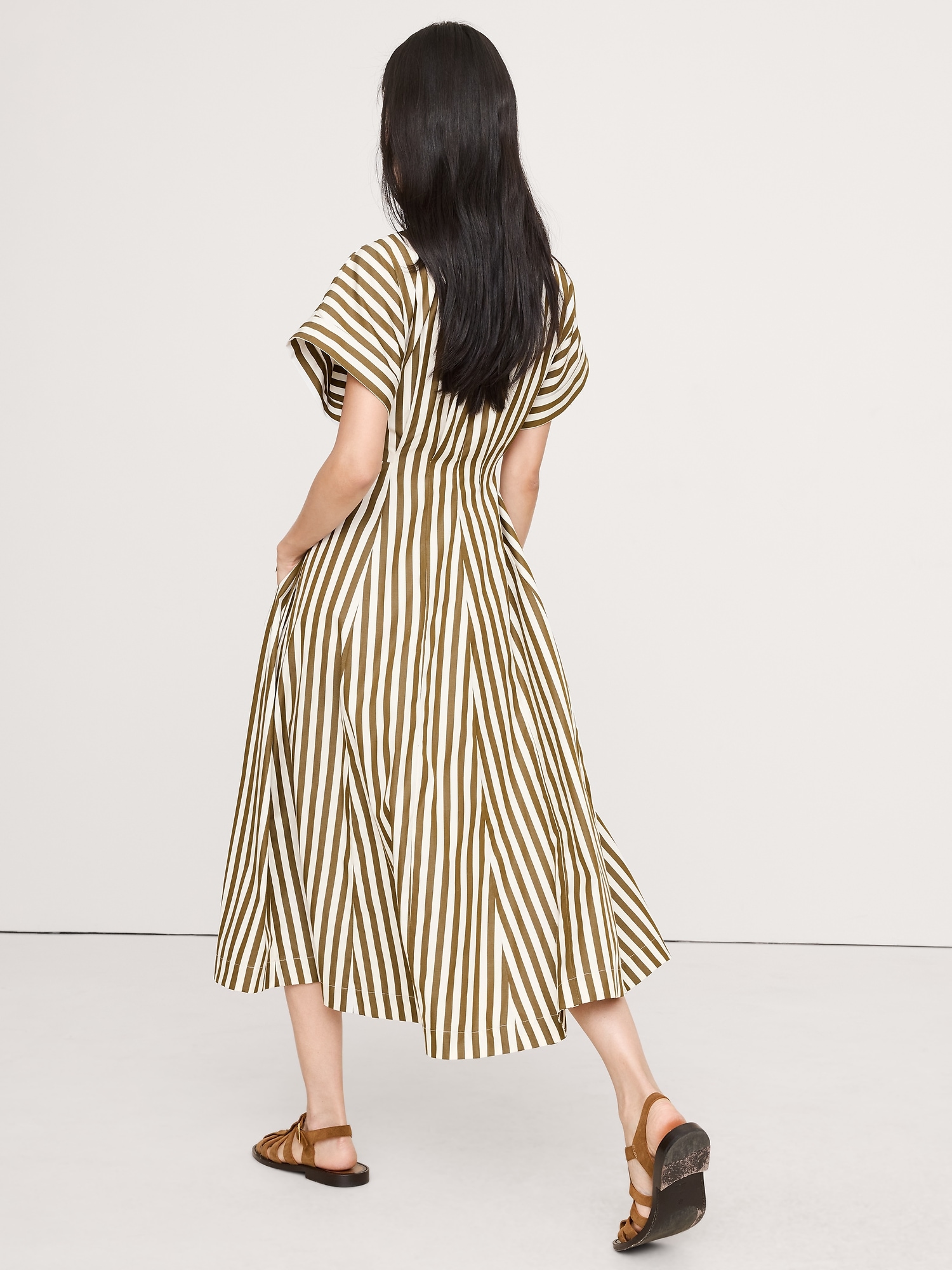 Image number 2 showing, Cotton Poplin Shirt Dress