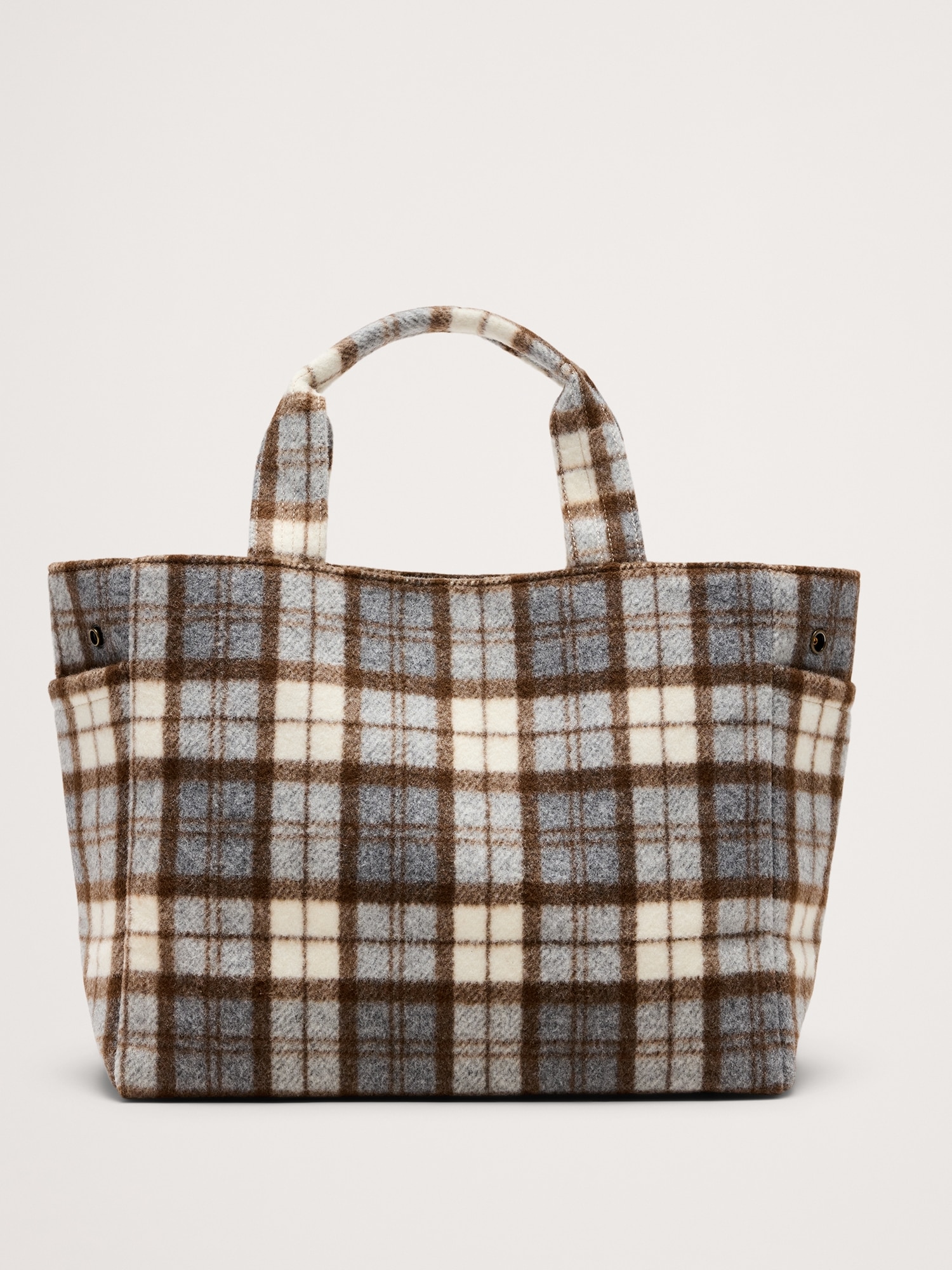 Small Airplane Tote by Hat Attack - Brown Combo