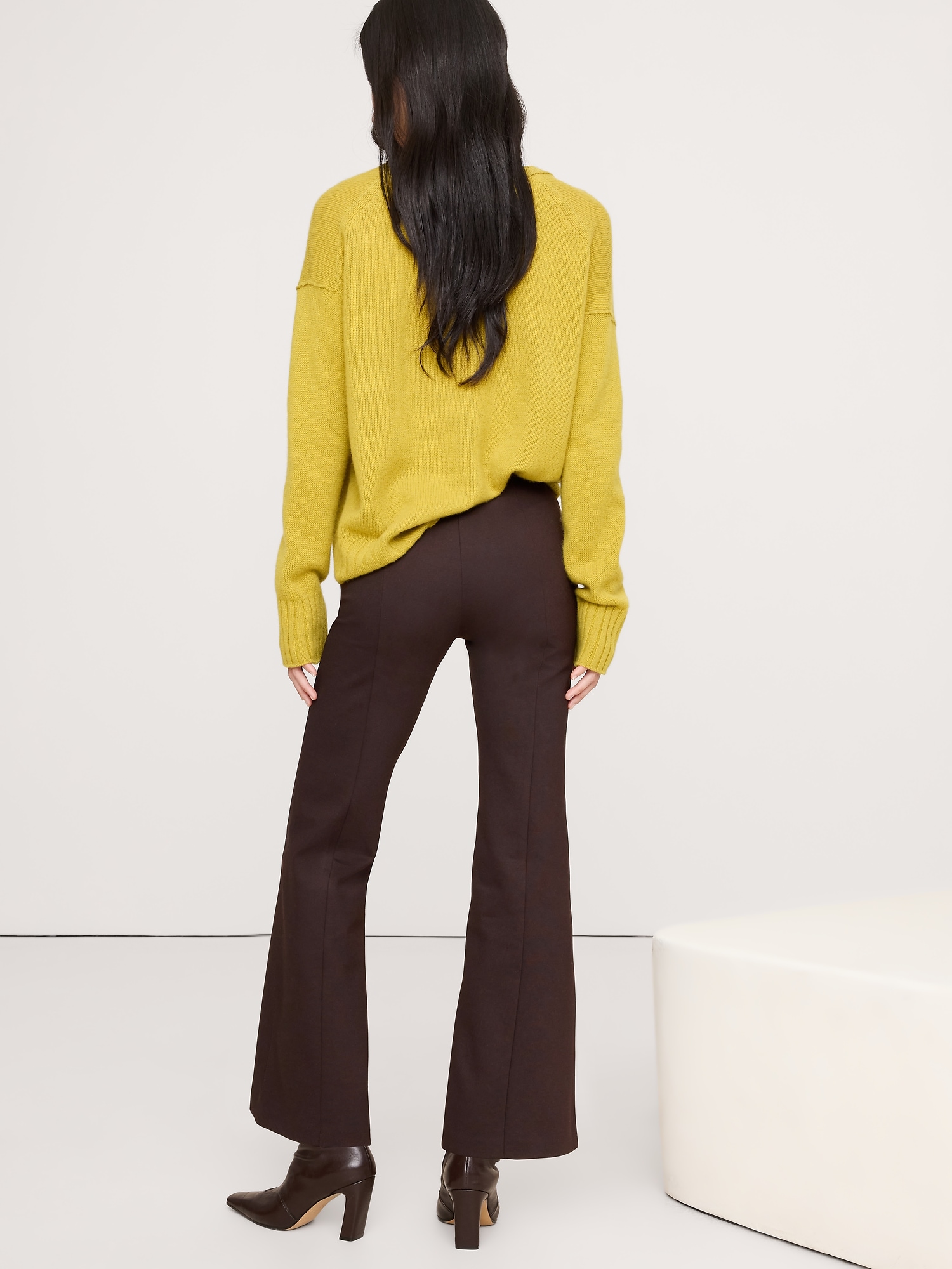 Image number 6 showing, Crop Flare Everywhere Ponte Pull-On Pant