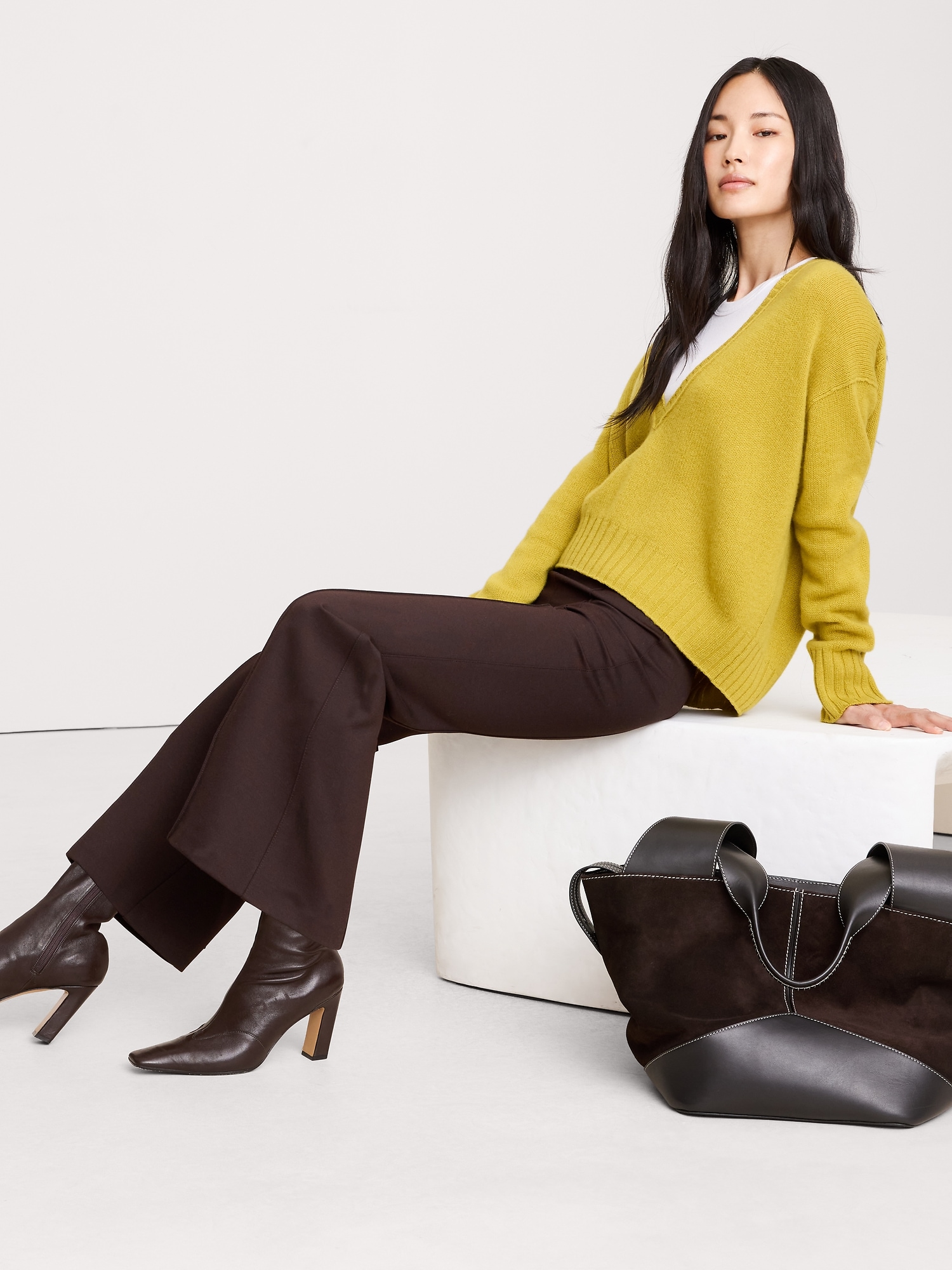 Image number 7 showing, Crop Flare Everywhere Ponte Pull-On Pant