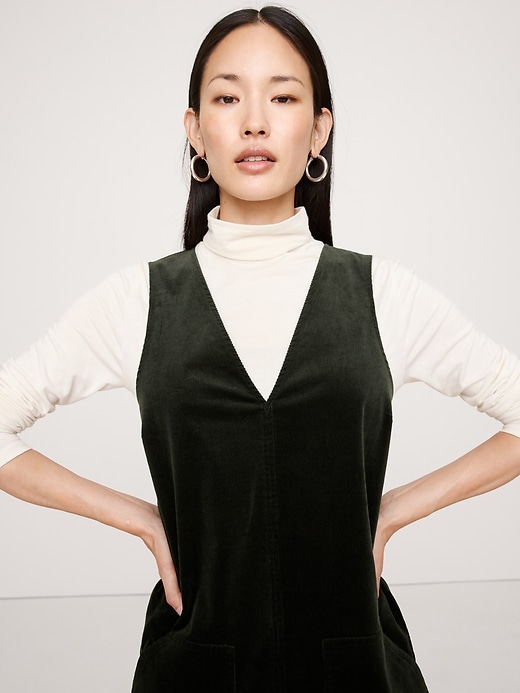 Corduroy Shift Dress