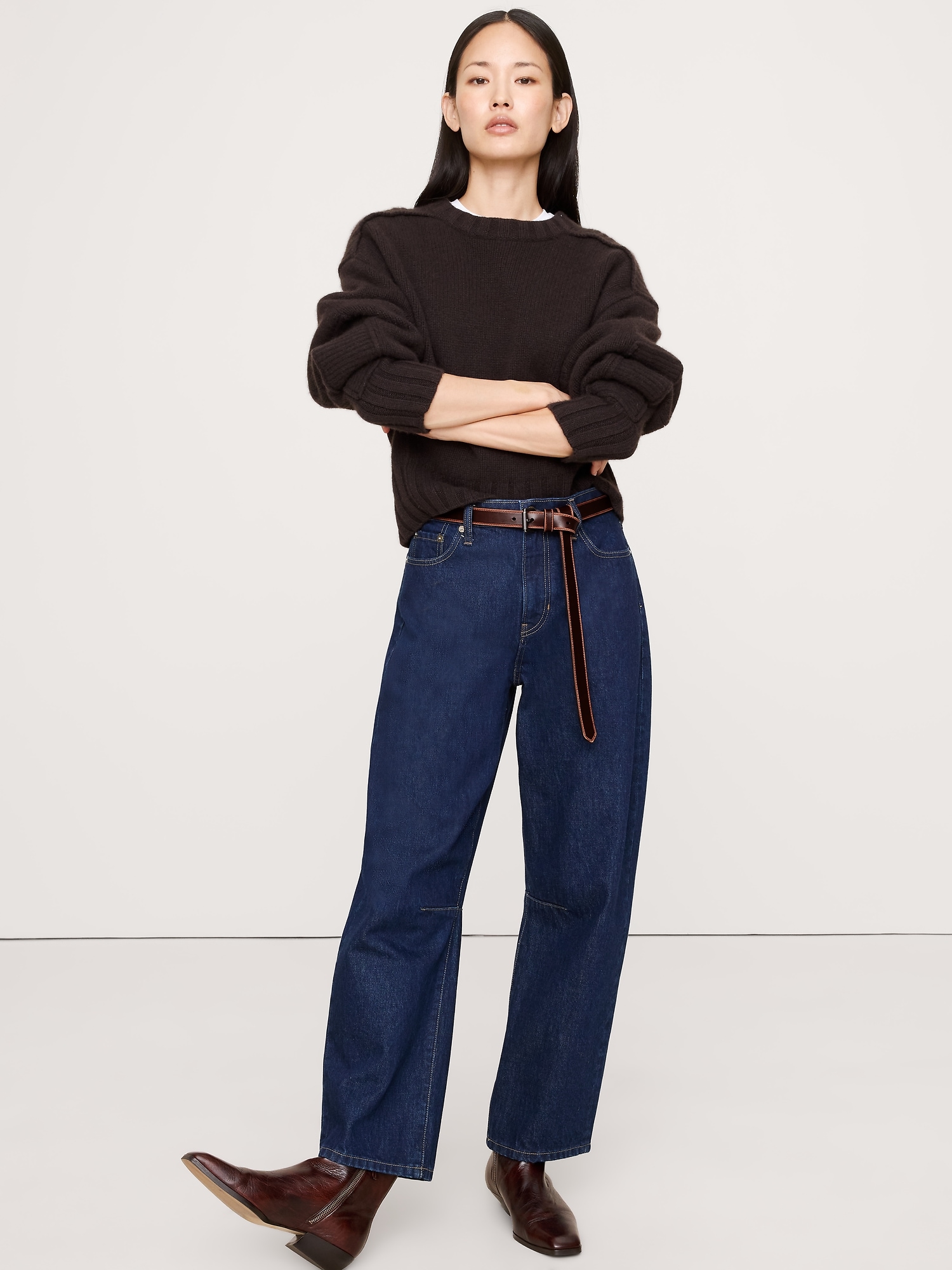 Image number 3 showing, Distressed Trouser Belt