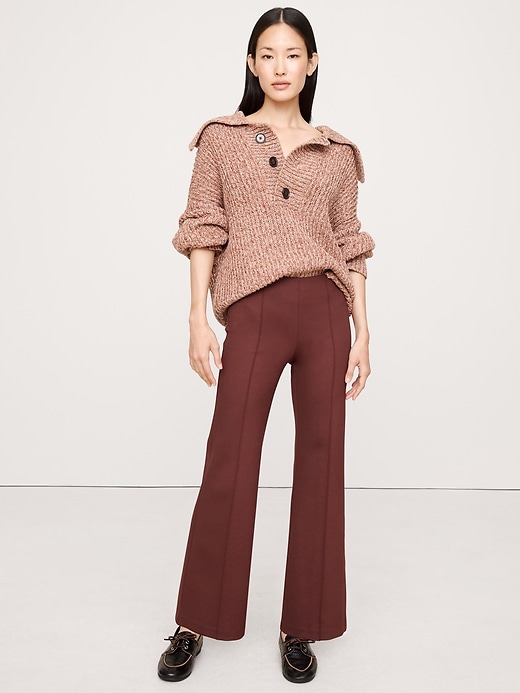 Crop Flare Everywhere Ponte Pull-On Pant