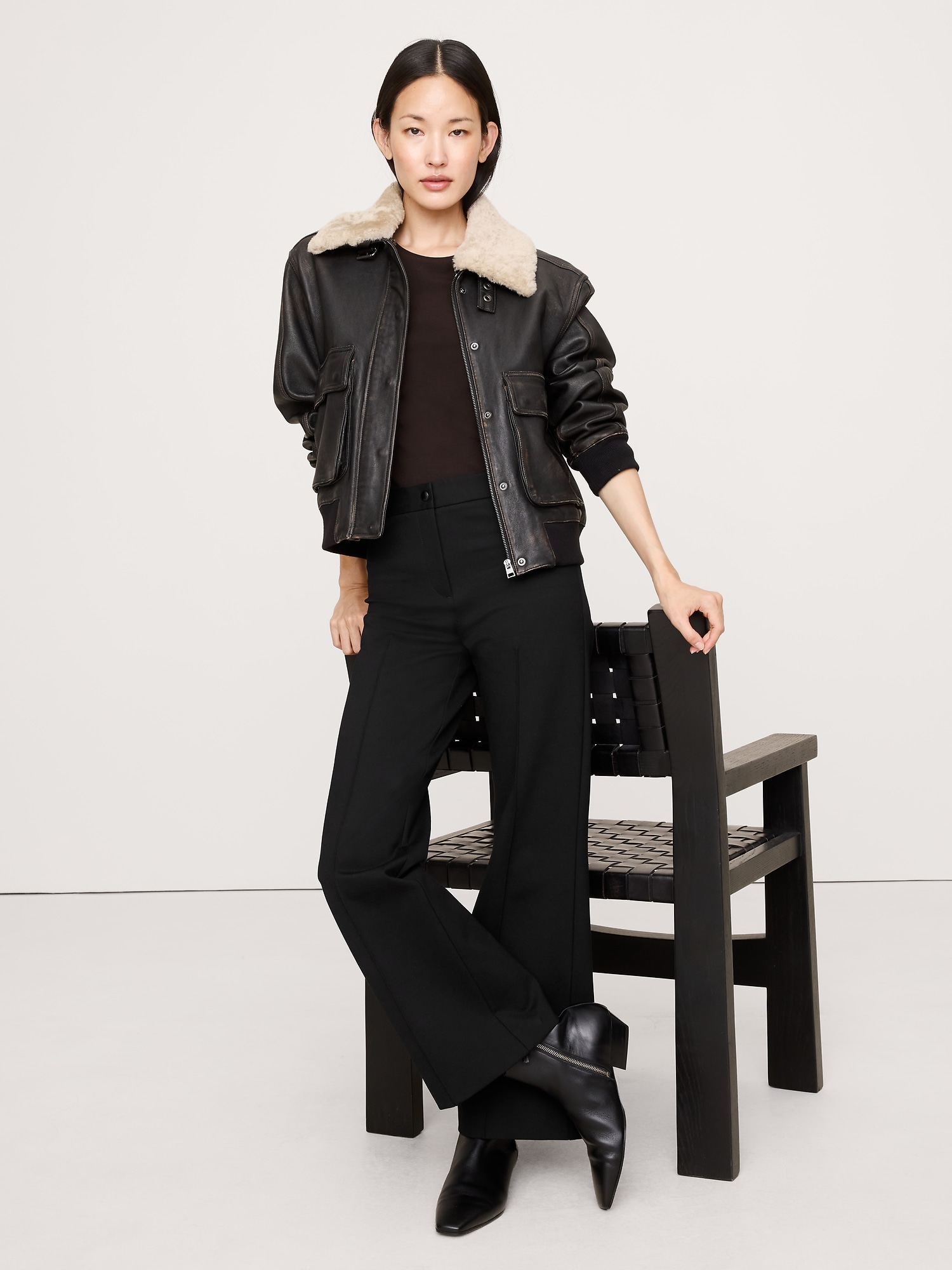 Image number 1 showing, Crop Flare Everywhere Ponte Pant