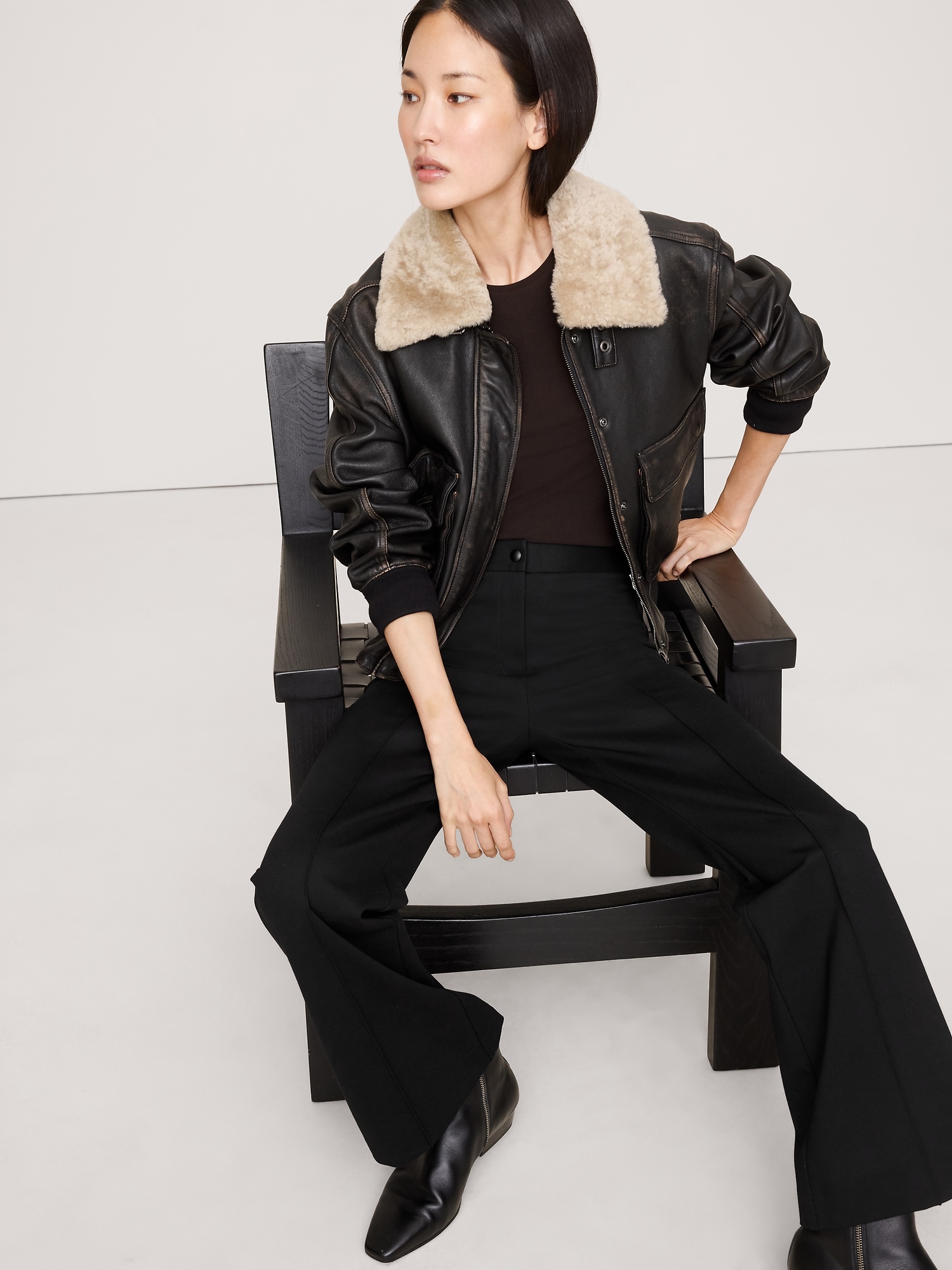 Image number 3 showing, Crop Flare Everywhere Ponte Pant