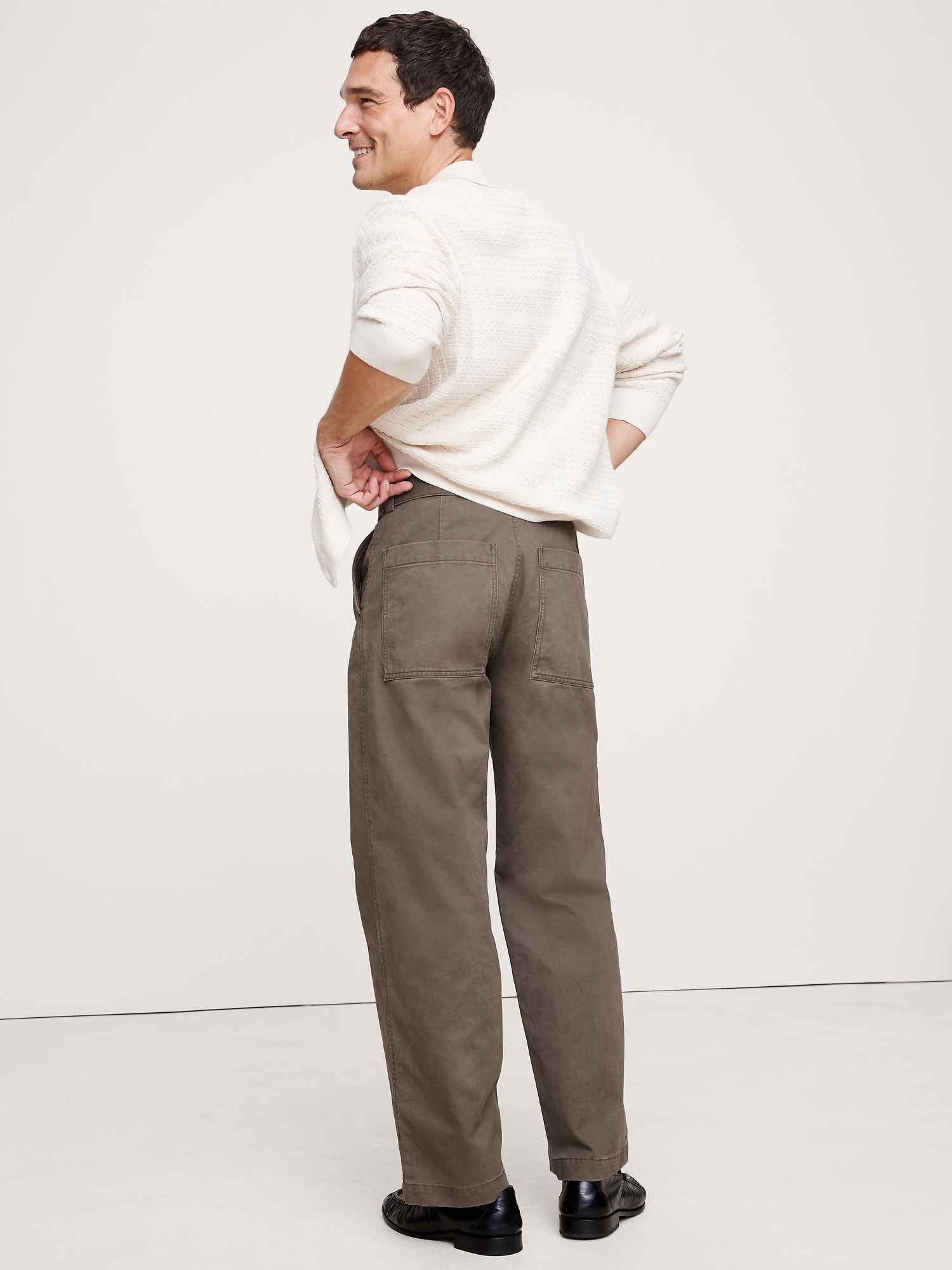 Image number 3 showing, Loose Chino with Belt
