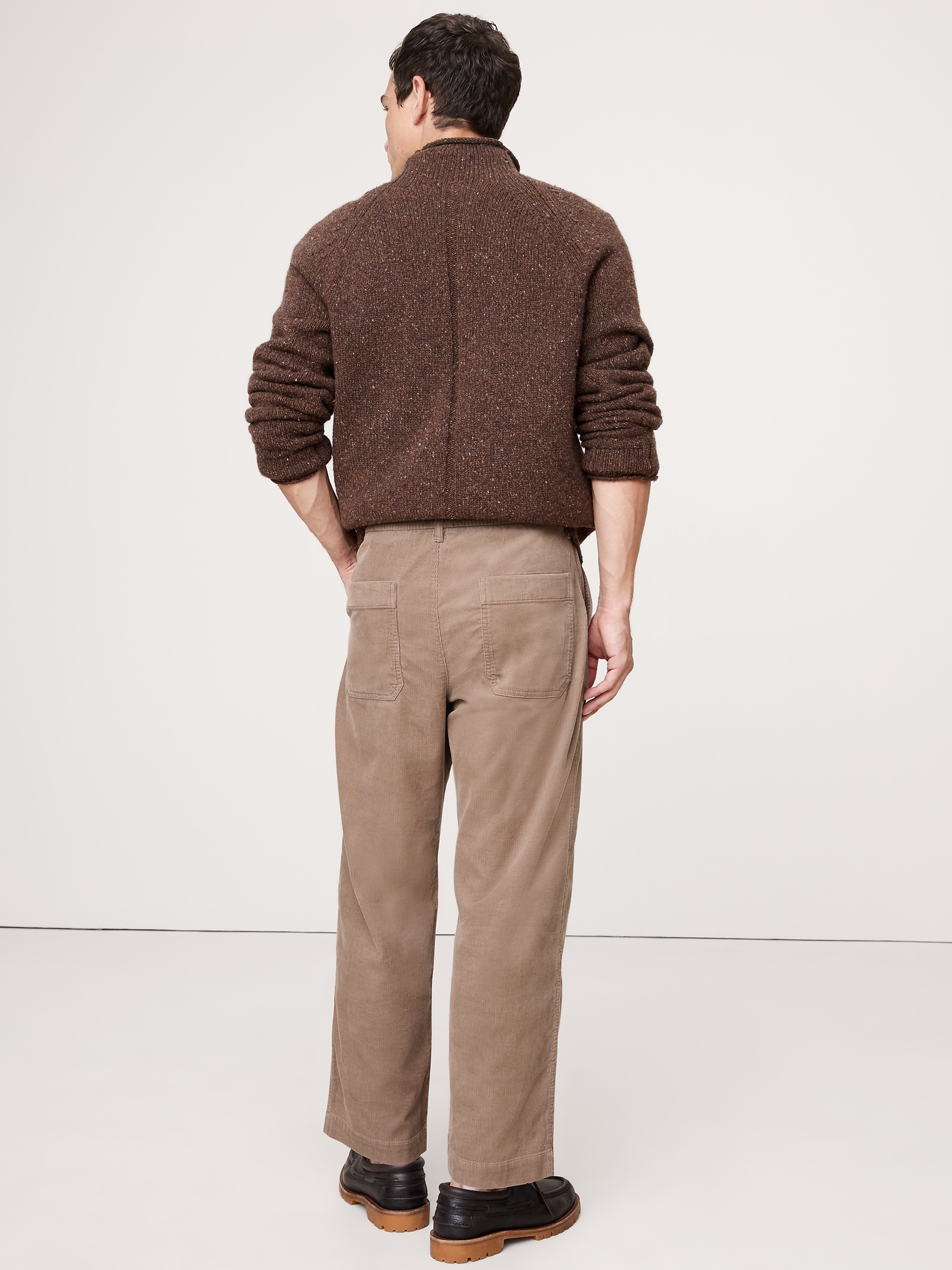 Image number 5 showing, Loose Corduroy Pull-On Pant