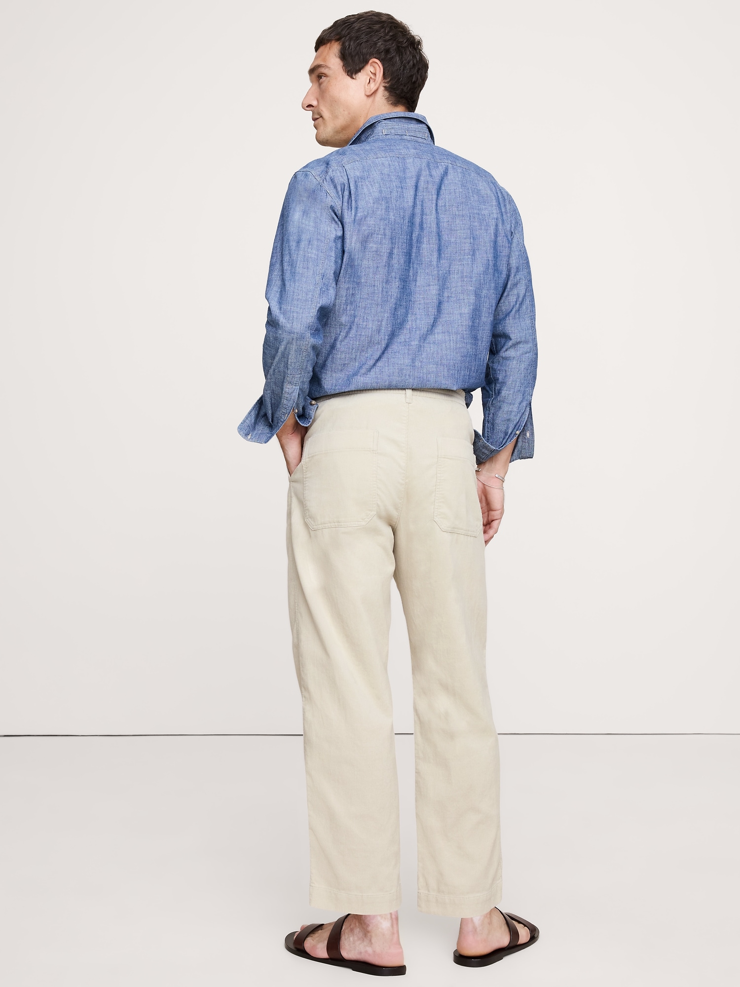 Image number 2 showing, Loose Corduroy Pull-On Pant