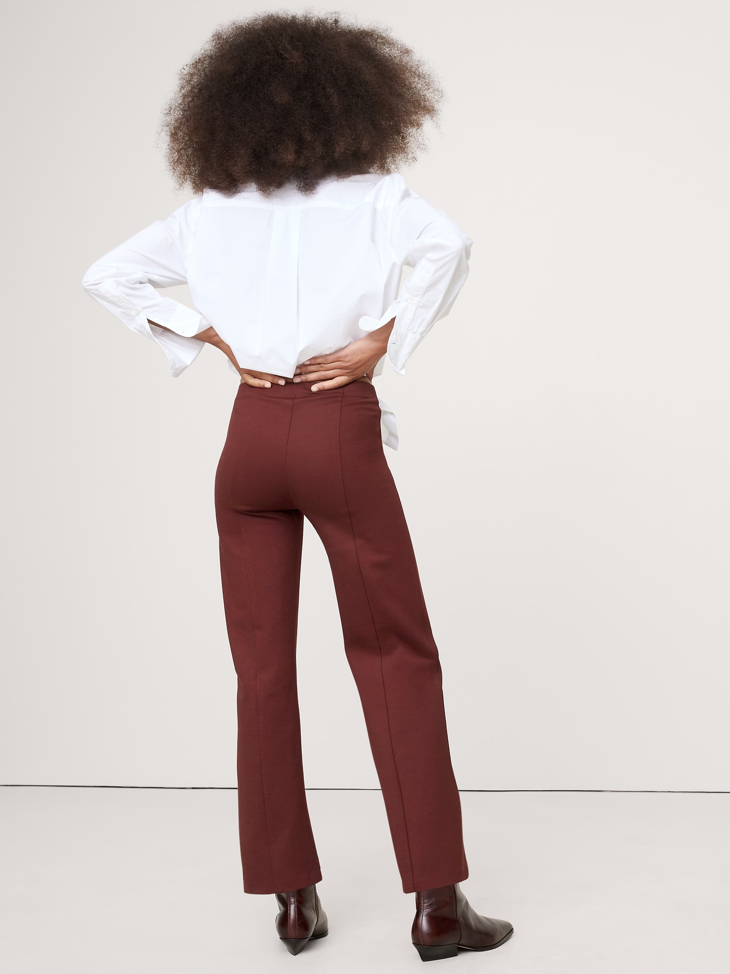 Image number 2 showing, Straight Everywhere Ponte Ankle Pant