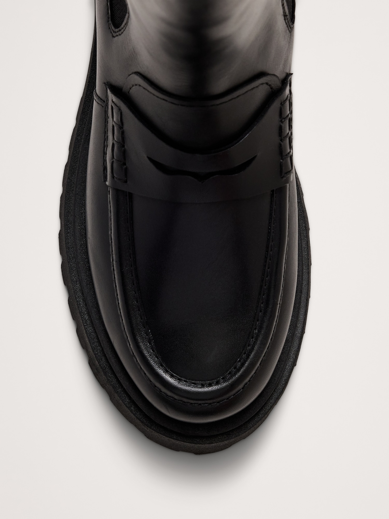 Image number 4 showing, Italian Leather Penny Chelsea Boot