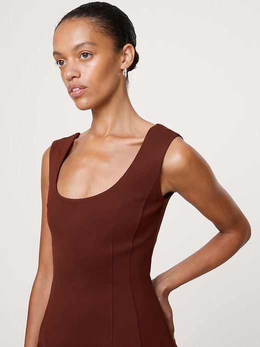 Everywhere Ponte Scoop-Neck Sheath Dress