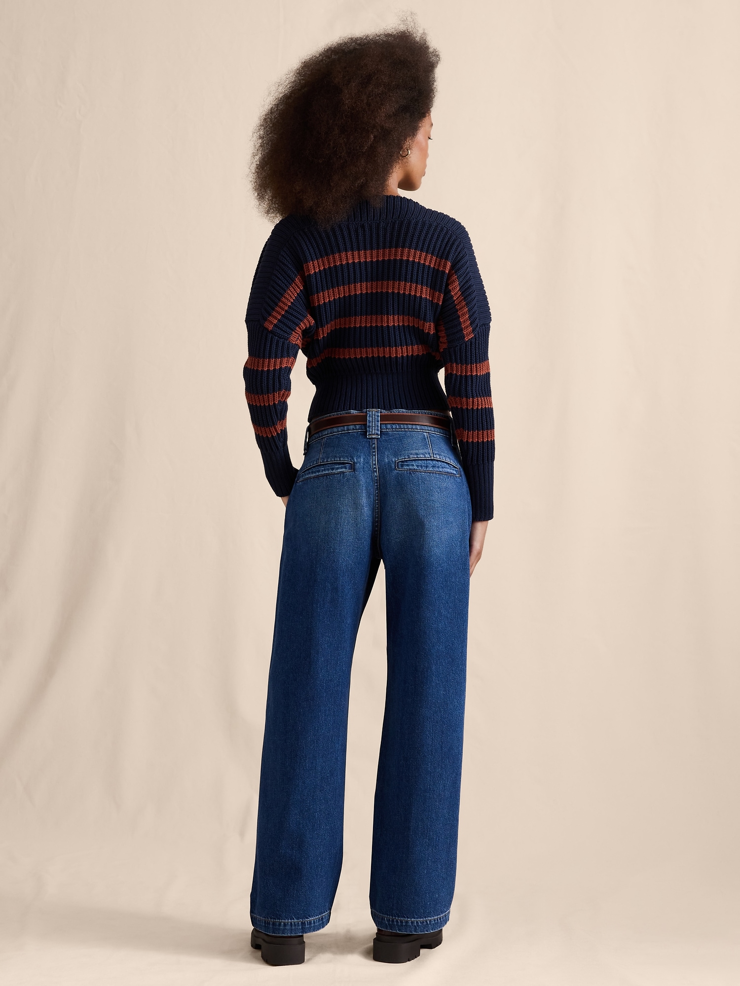 Image number 2 showing, Mid-Rise Trouser Jean