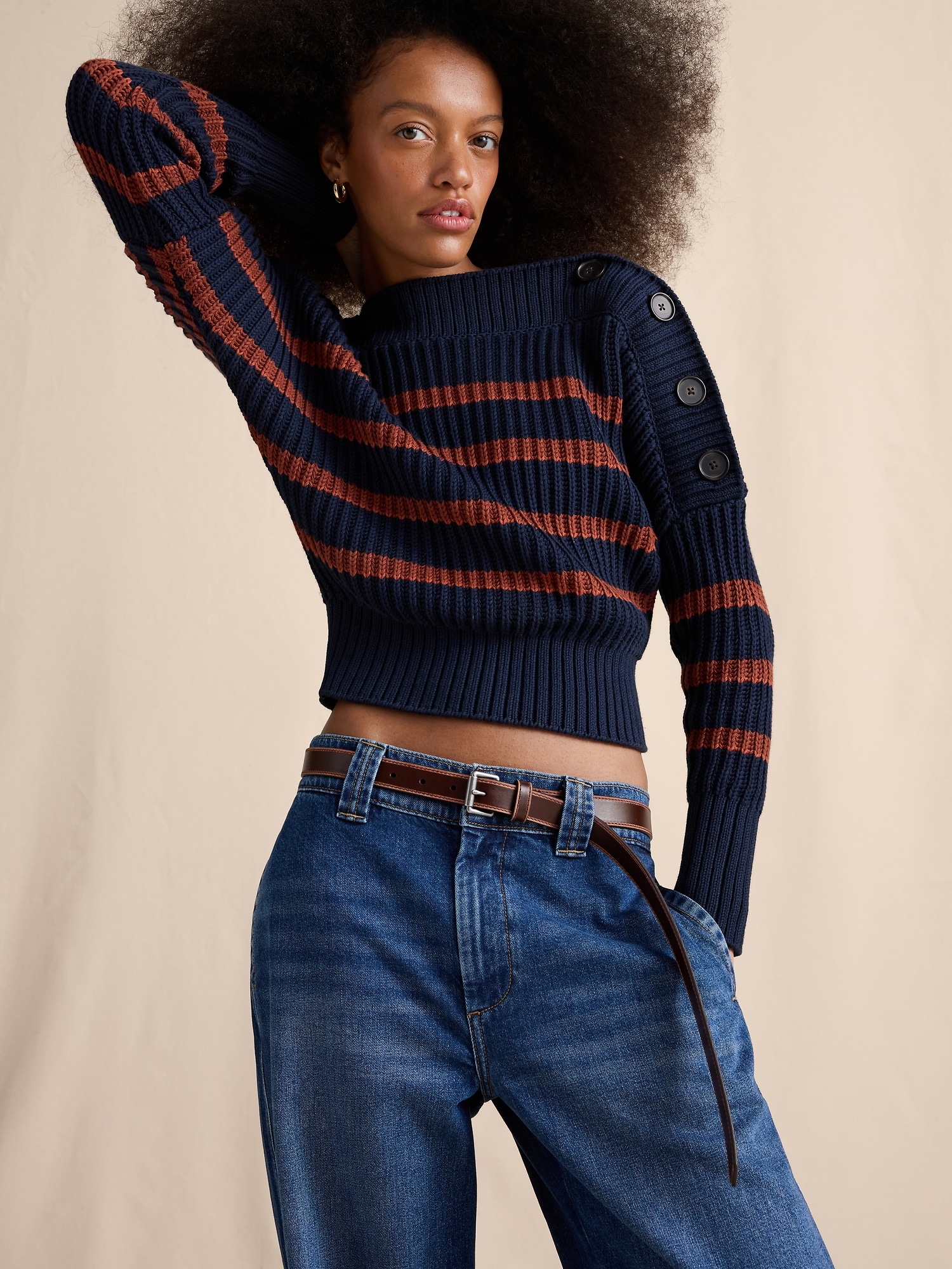 Image number 3 showing, Mid-Rise Trouser Jean