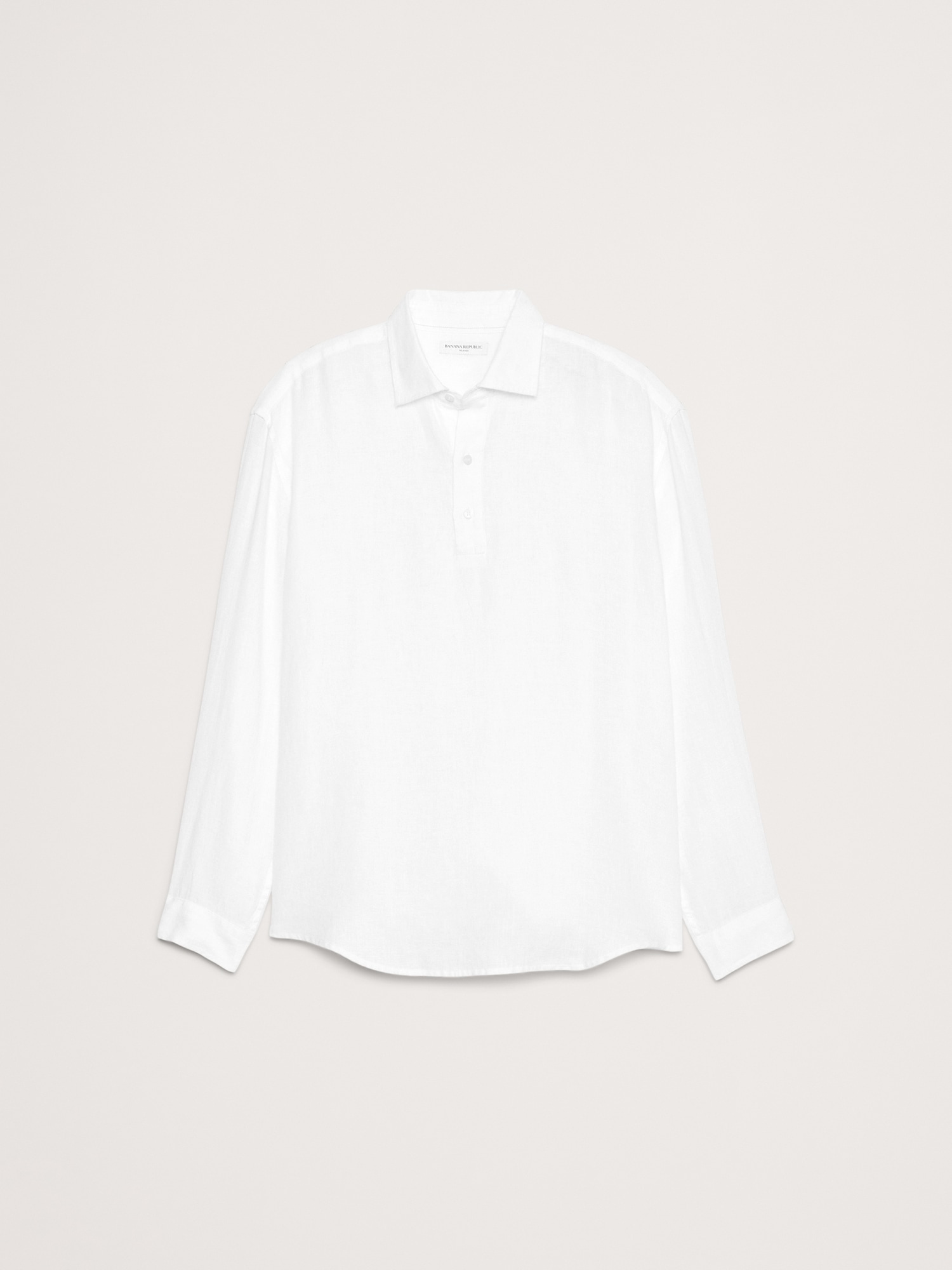 Image number 4 showing, Relaxed-Fit Linen Popover Shirt