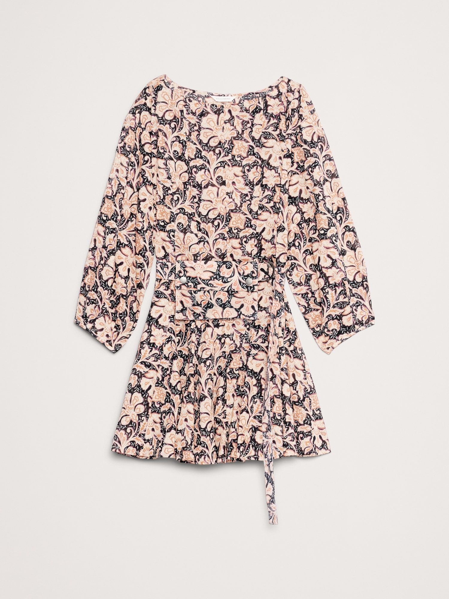Image number 5 showing, Cotton Mini Dress with Belt Bag