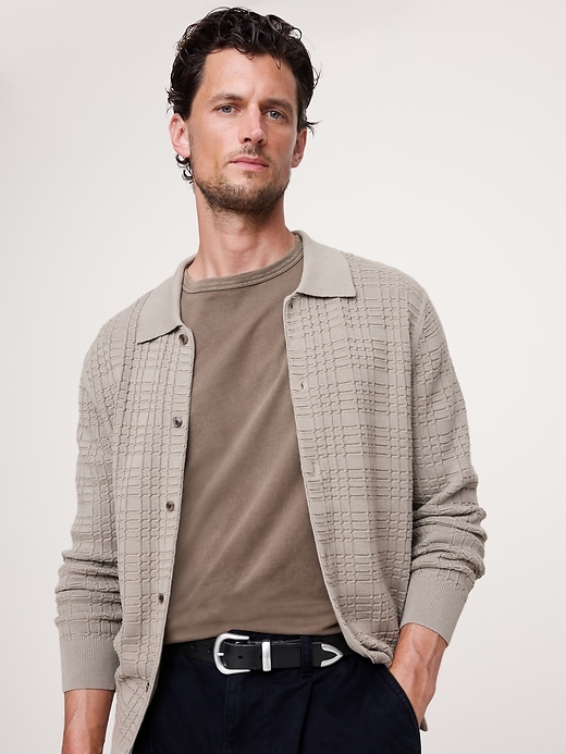 Embossed Leather Western Belt