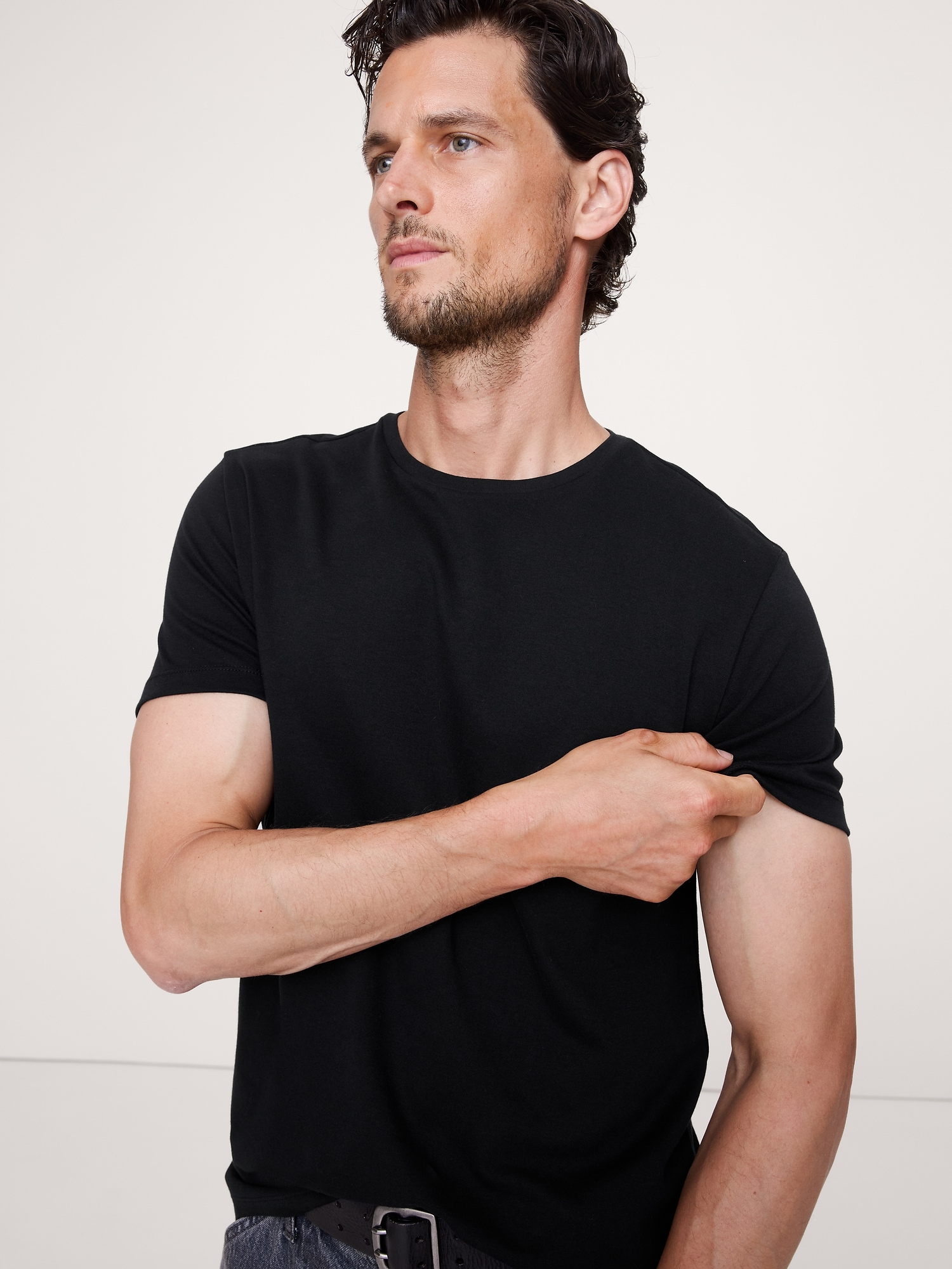 Luxury-Touch T-Shirt - Black