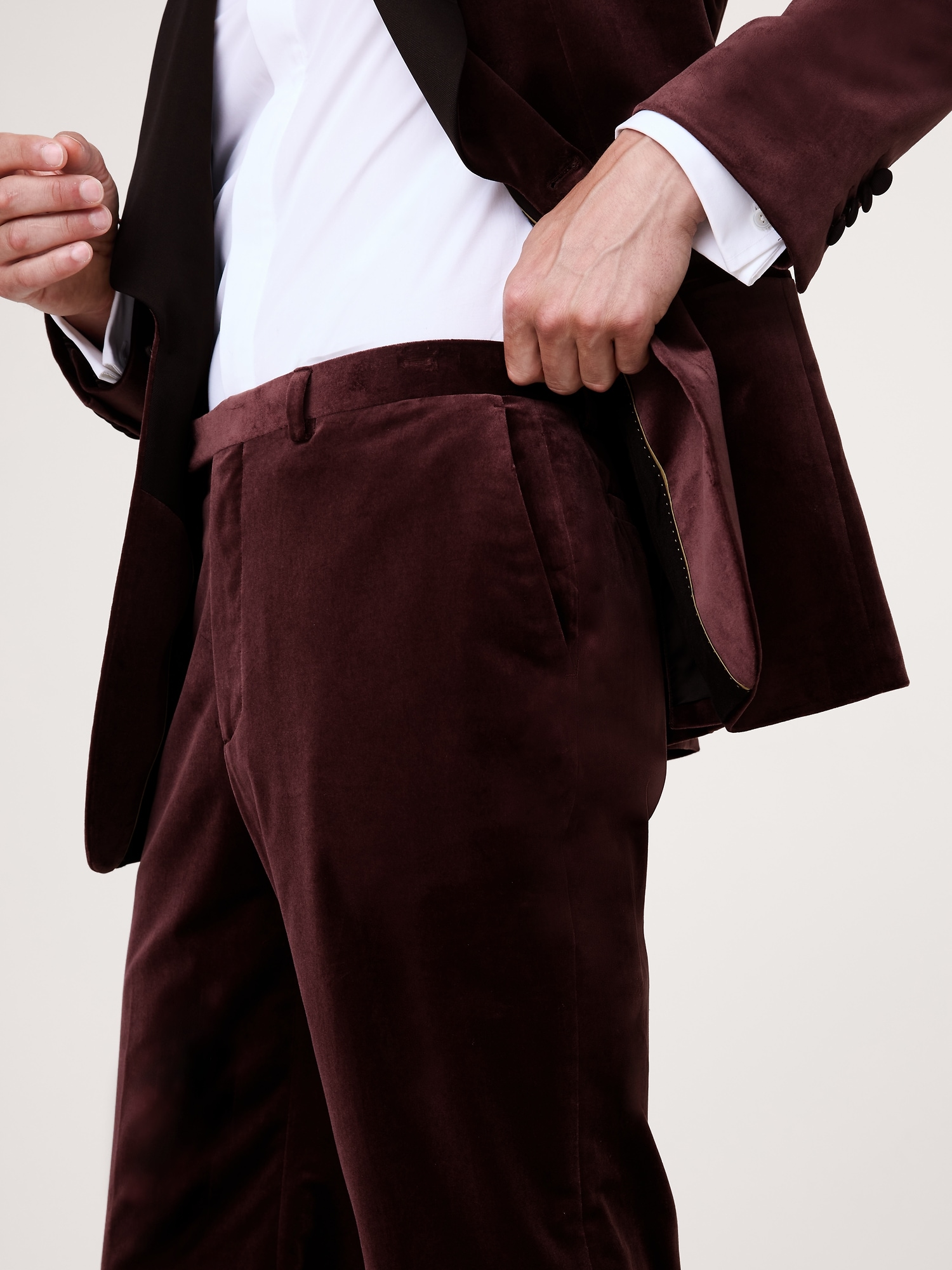 Image number 4 showing, Straight Velvet Pant