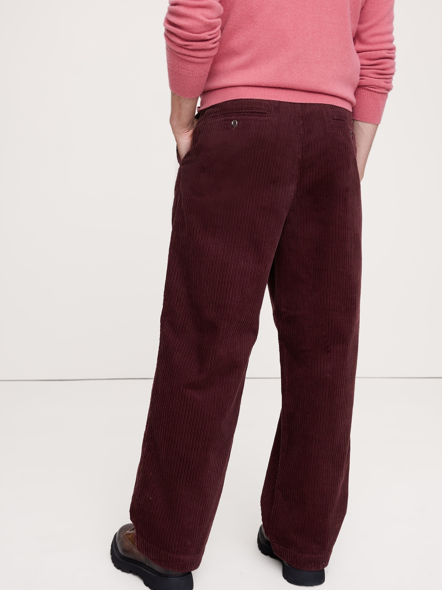 Image number 6 showing, Loose Pleated Corduroy Pant