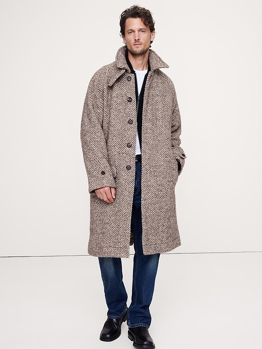 WOOL BLEND BALMACAAN ANNIVERSARY COAT WOOL BLEND BALMACAAN