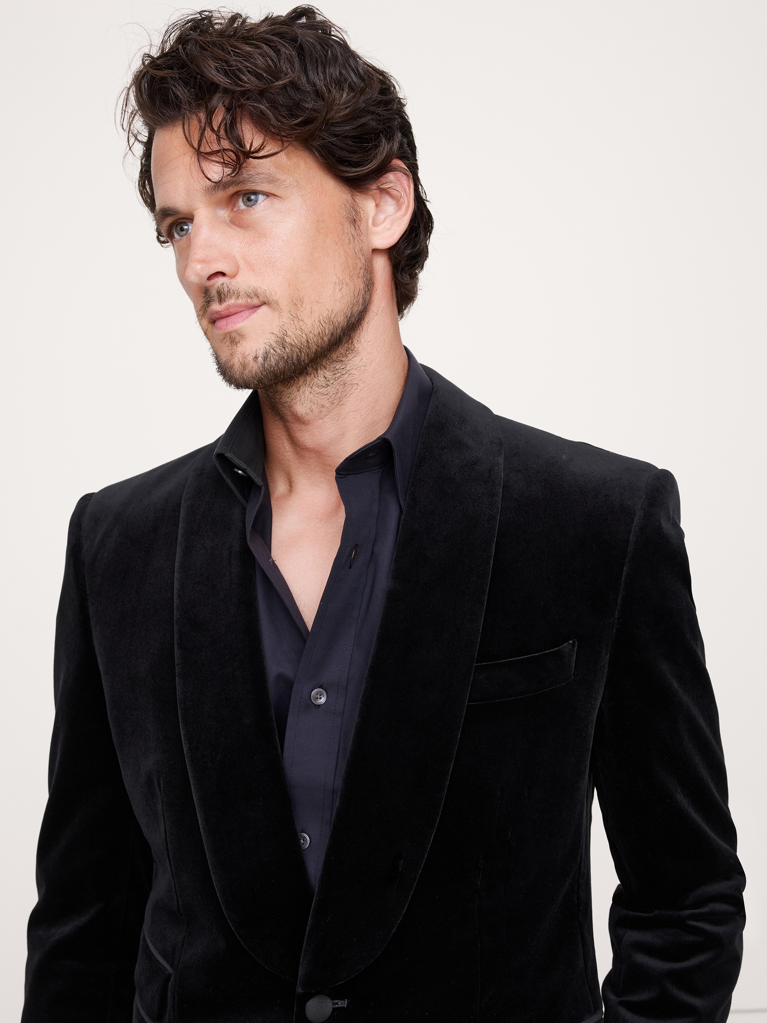 Image number 3 showing, Velvet Tuxedo Jacket