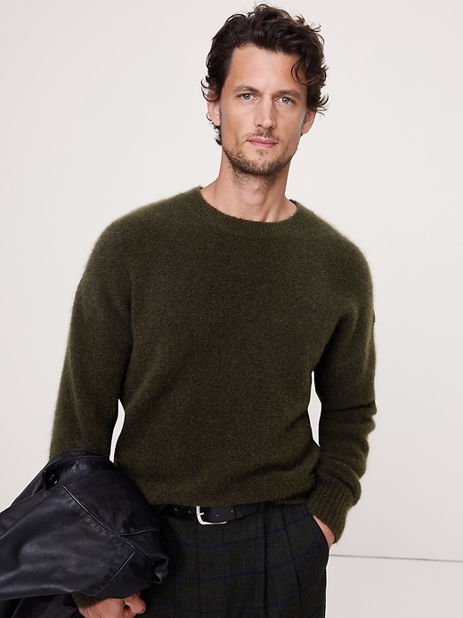 Merino Mock-Neck Sweater