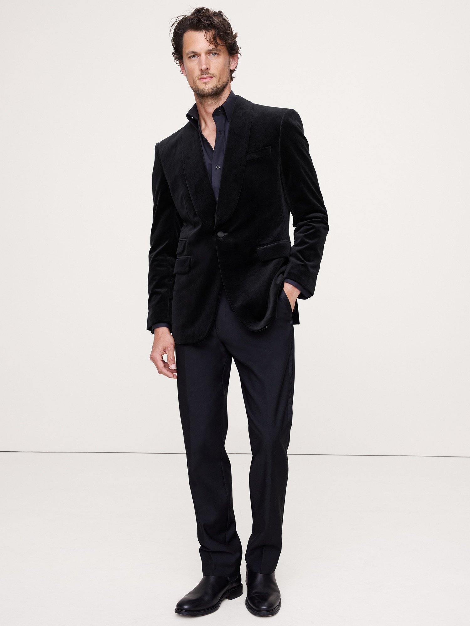 Image number 5 showing, Velvet Tuxedo Jacket