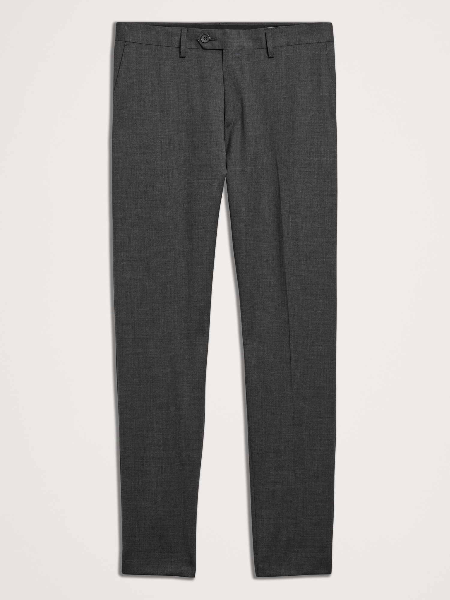 Signature Italian Nailhead Suit Pant - Gray