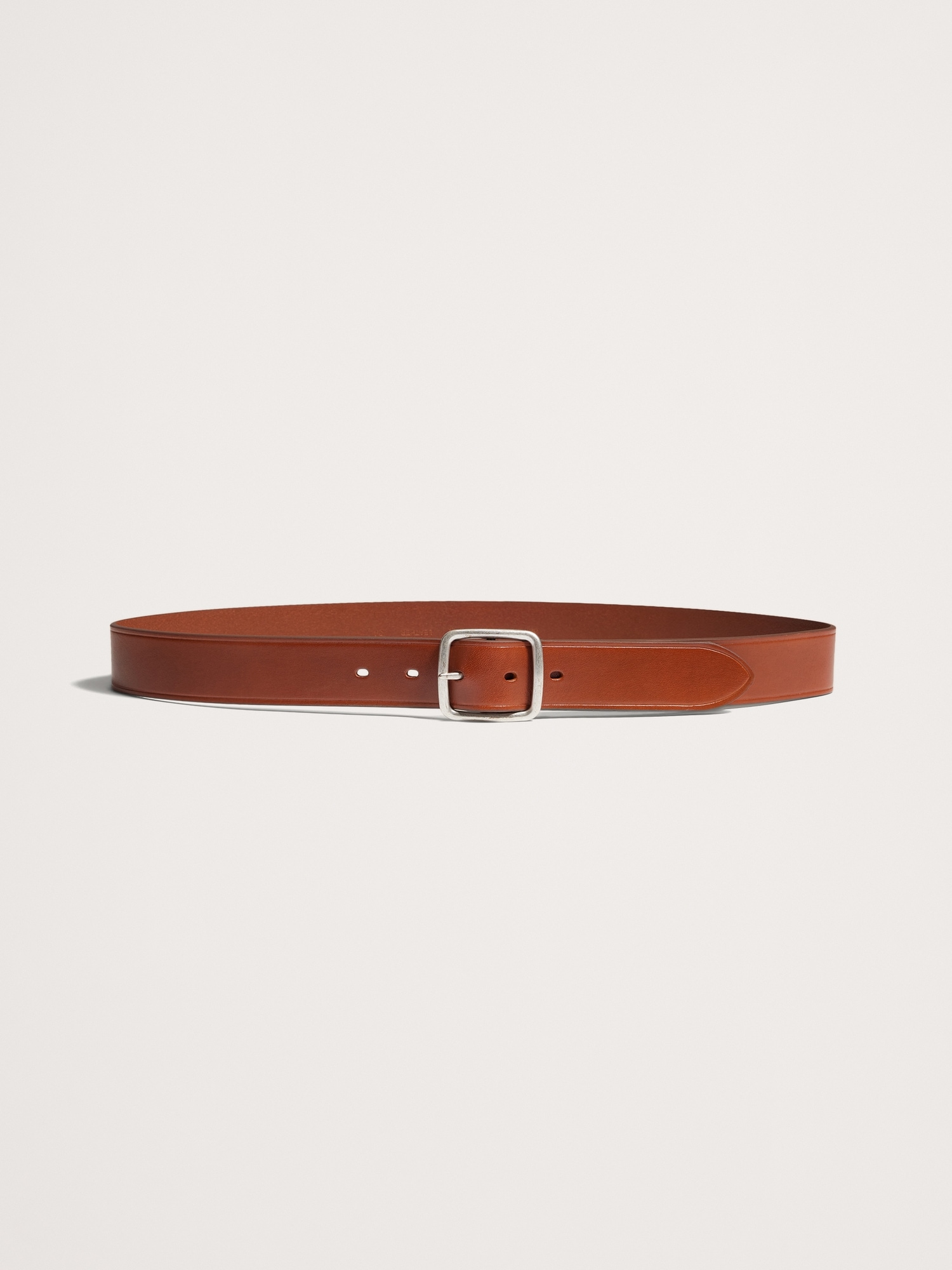 Leather Chino Belt - Cognac Brown