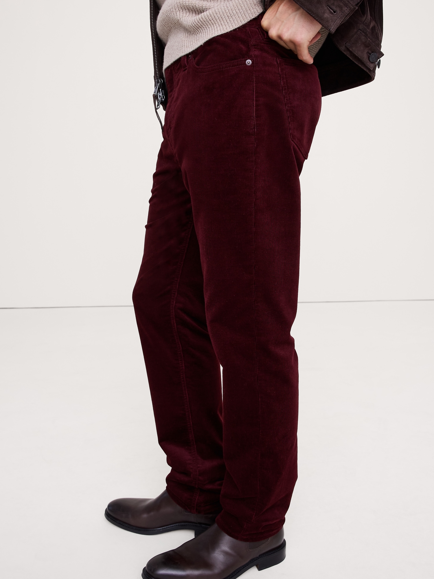 Image number 4 showing, Straight Stretch-Corduroy Traveler Pant