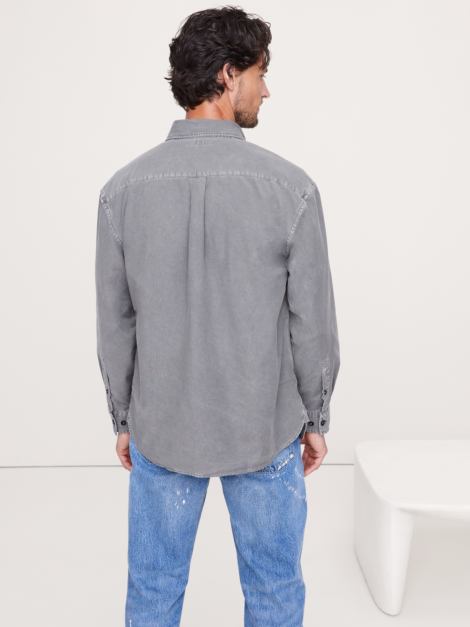Image number 2 showing, Relaxed-Fit Garment Dye Oxford Shirt