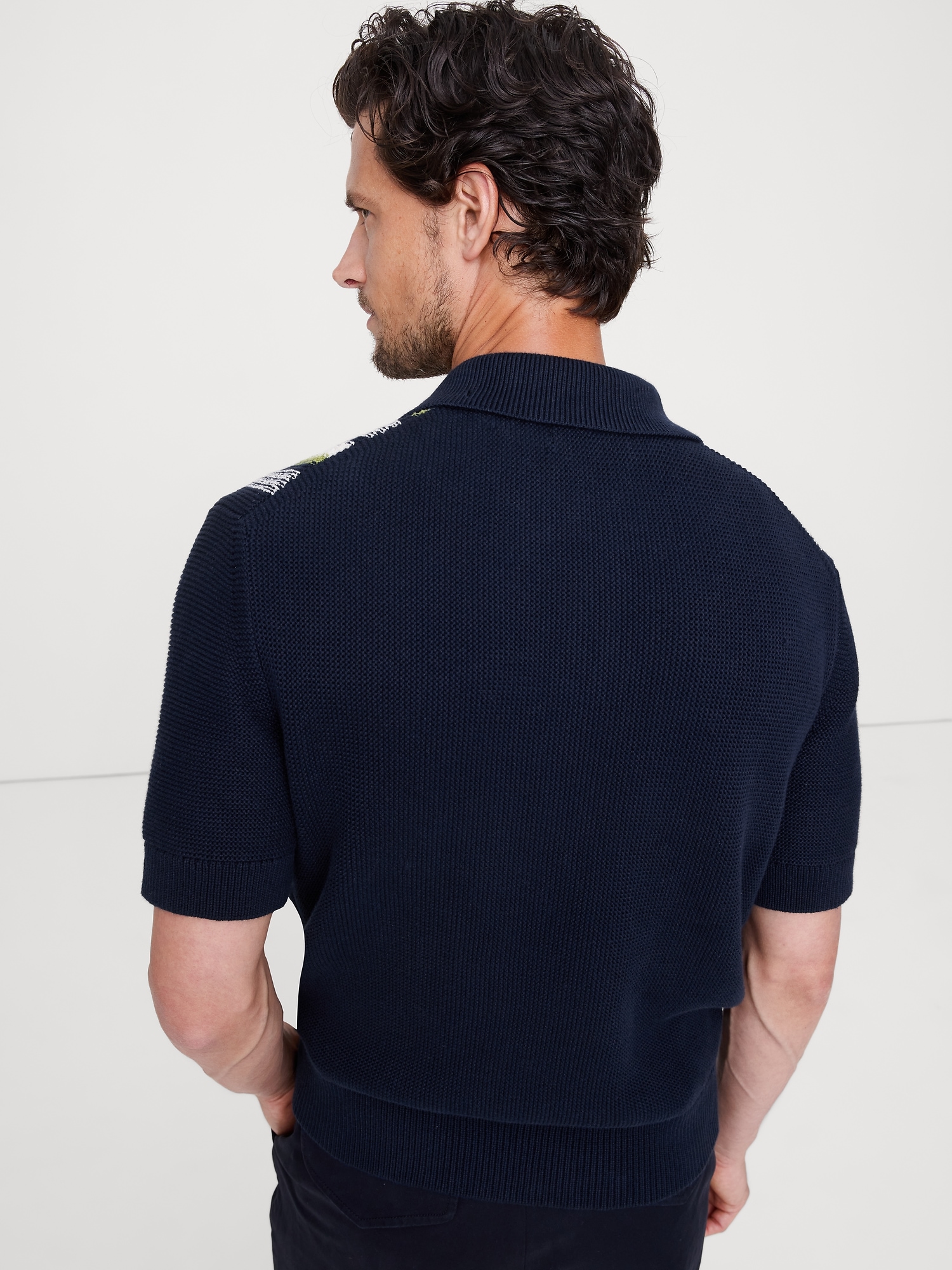 Image number 2 showing, Bouclé Stripe Sweater Polo