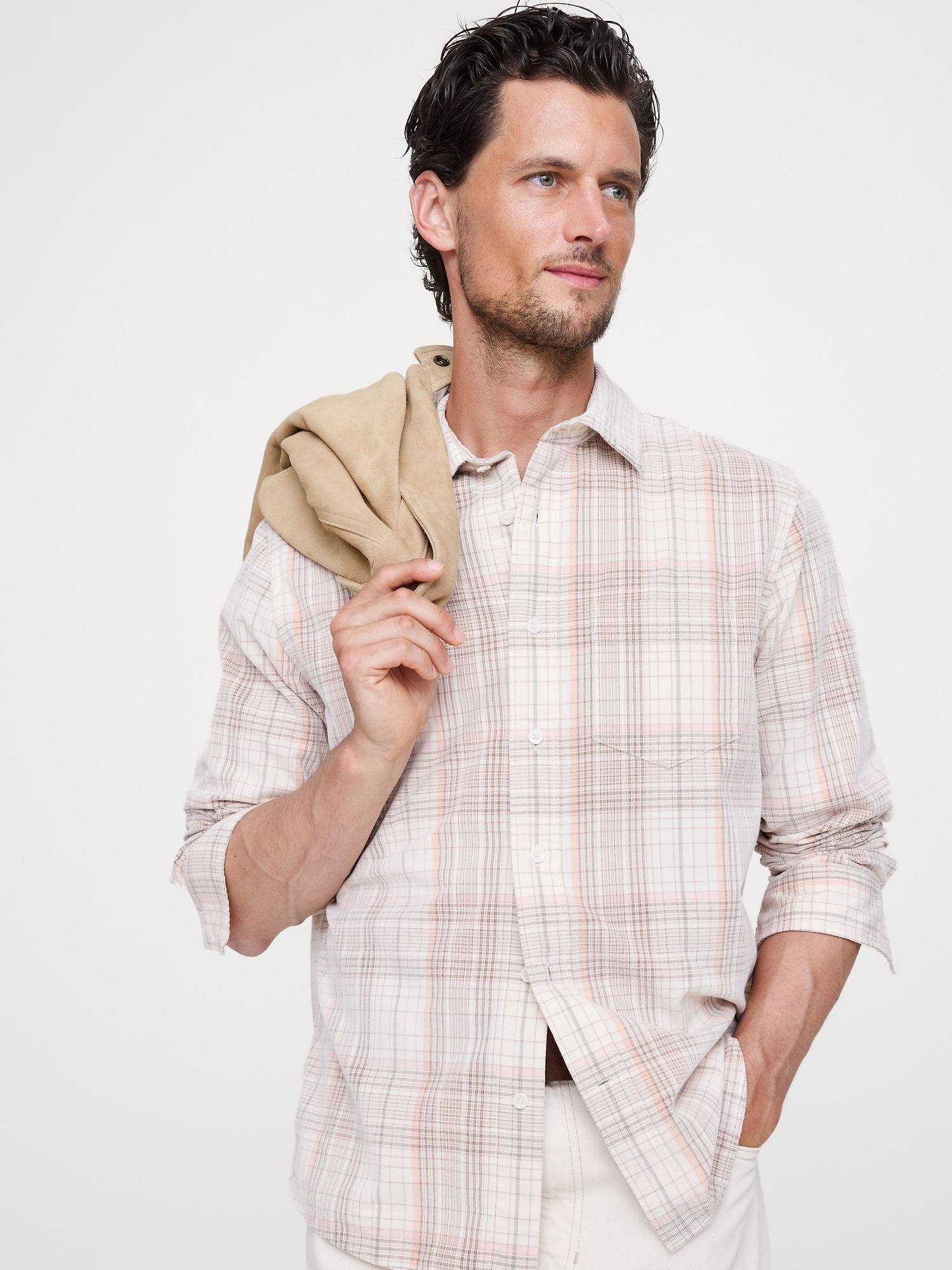 Image number 1 showing, Standard-Fit Corduroy Shirt