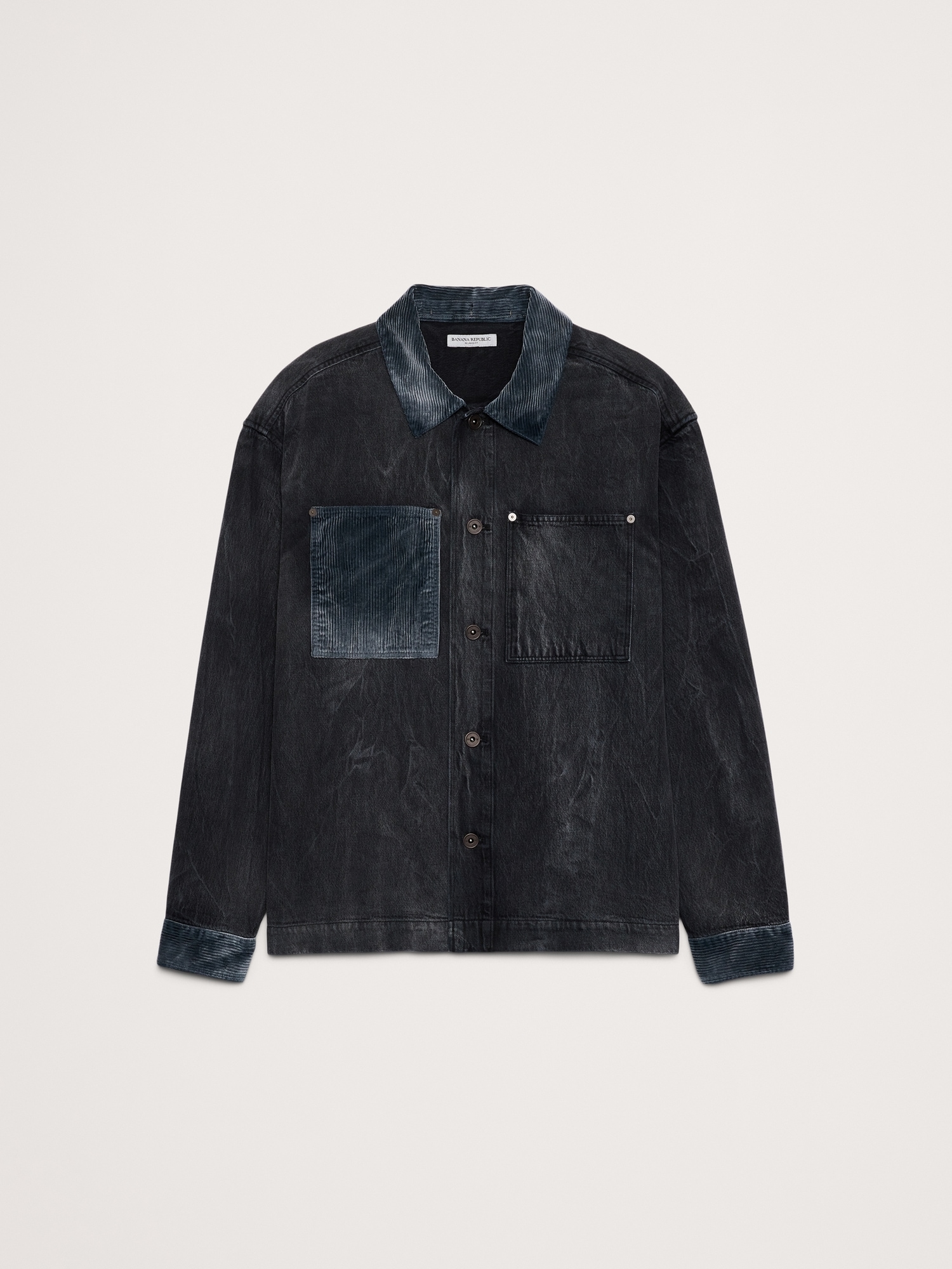 Image number 4 showing, Relaxed-Fit Denim Overshirt