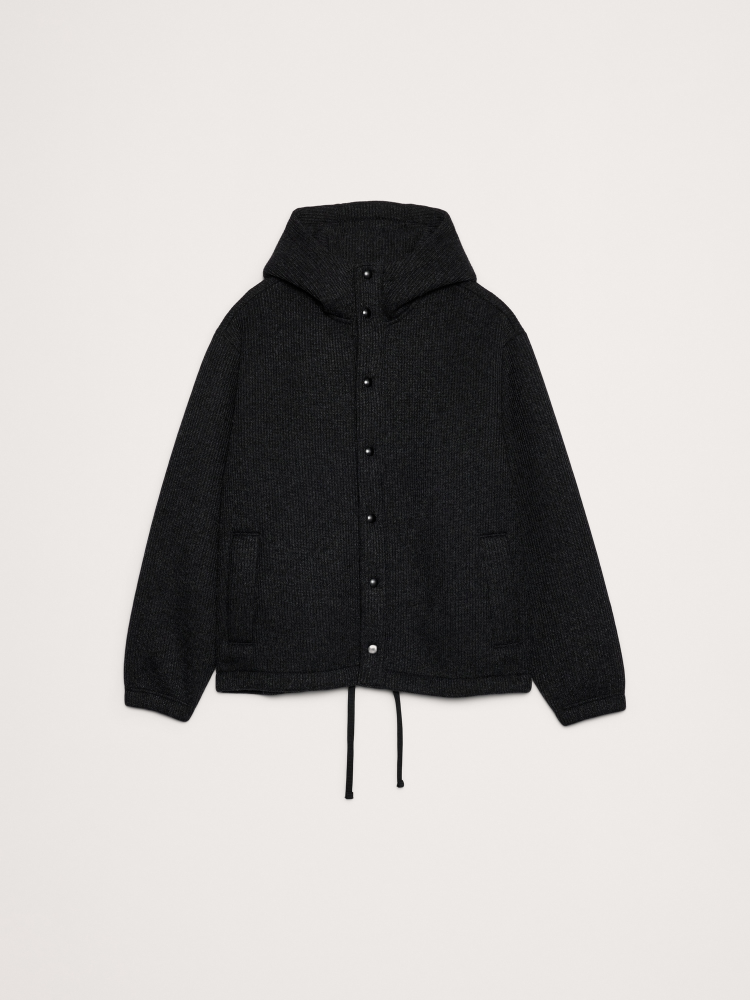 Image number 4 showing, Ribbed Wool-Blend Scuba Stadium Jacket