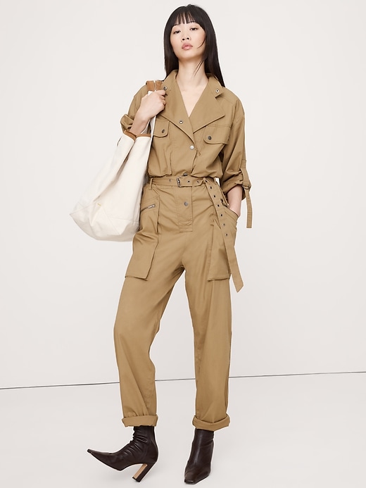 Utility Flight Jumpsuit | Banana Republic